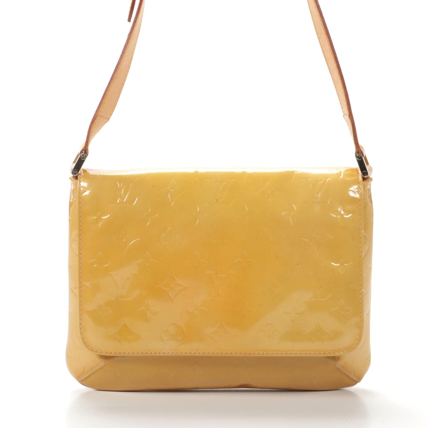 Louis Vuitton Thompson Street Shoulder Bag in Mango Monogram Vernis Leather