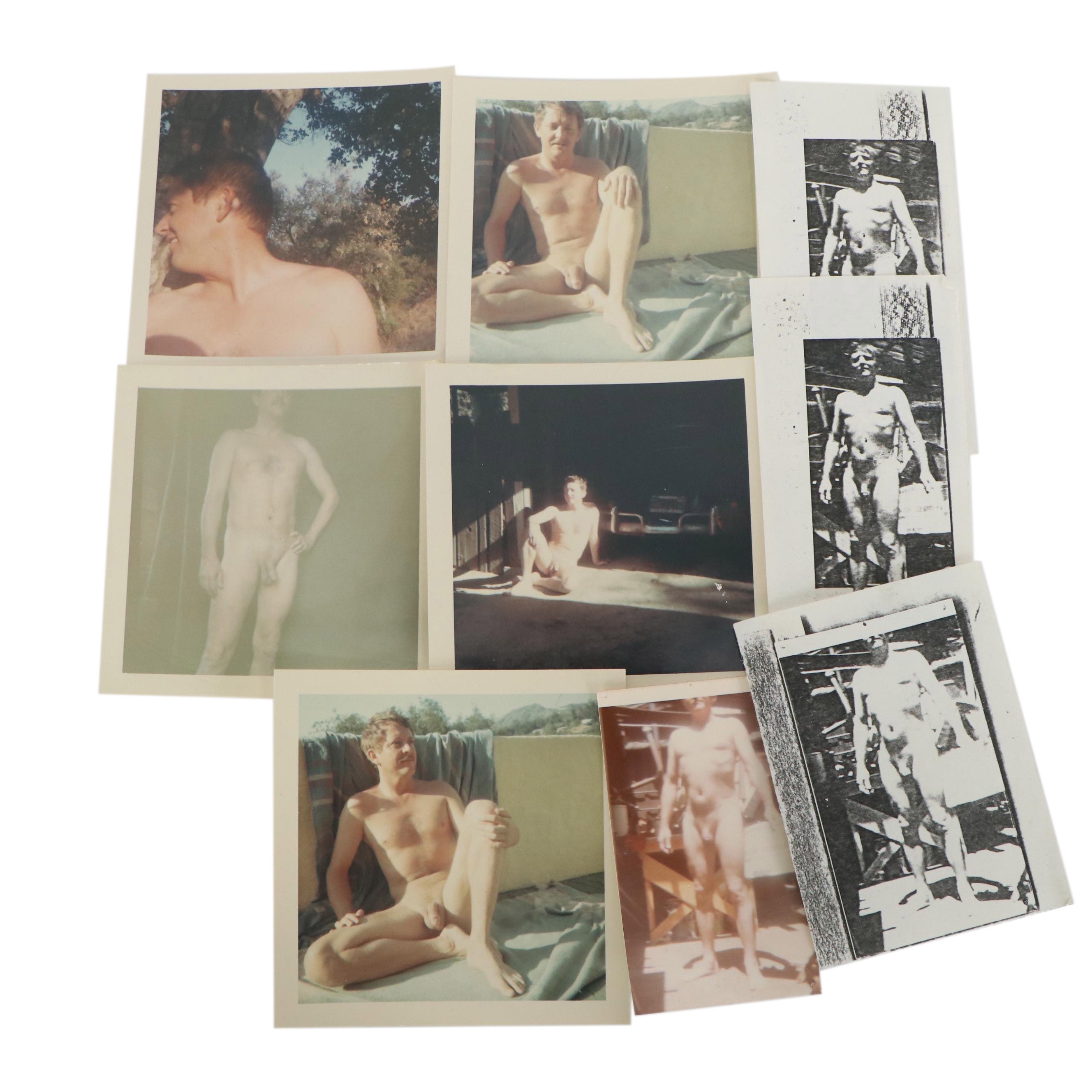 Edgar Hatten Nude Self-Portrait Chromogenic Color Prints, circa 1966