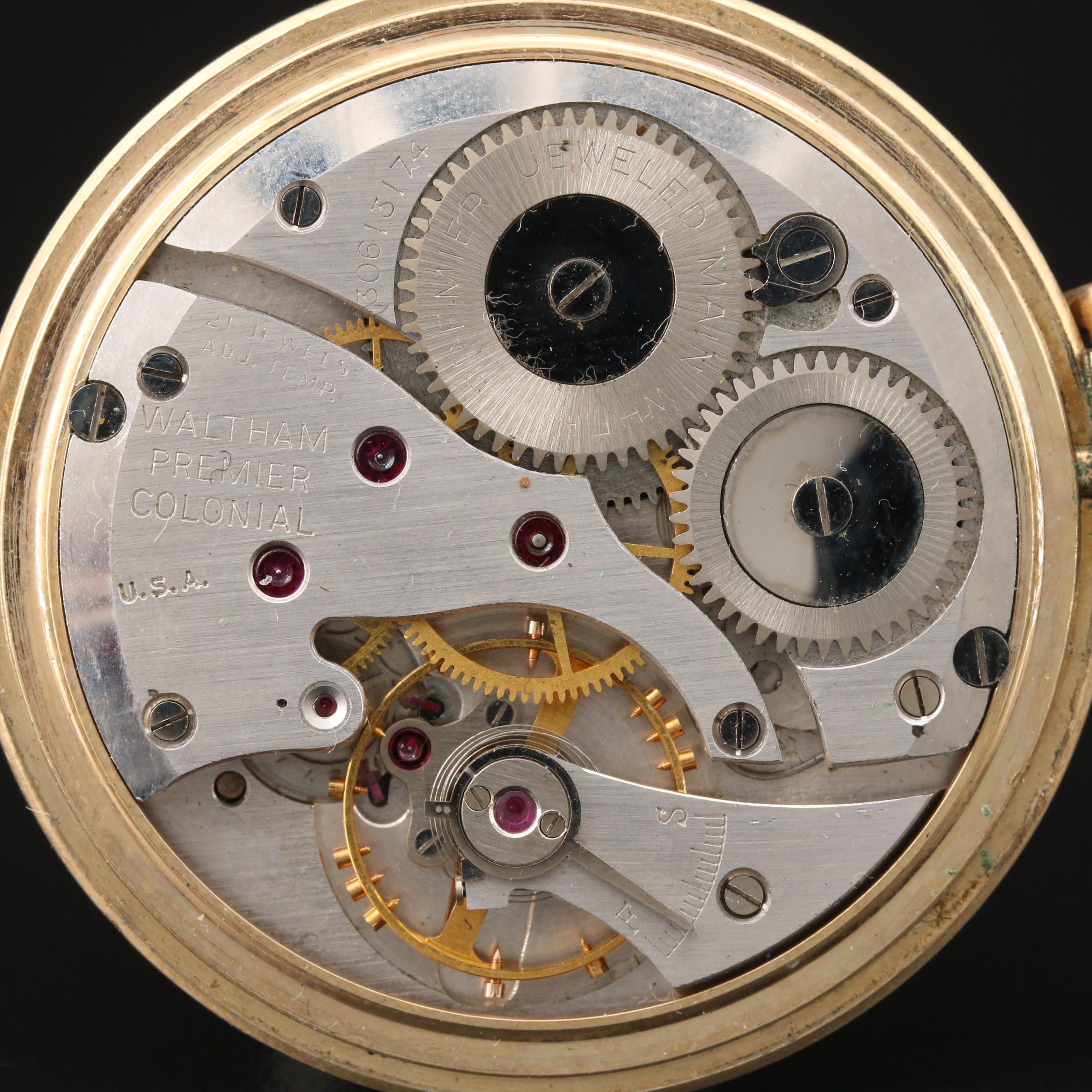 1940 Waltham Premier Pocket Watch