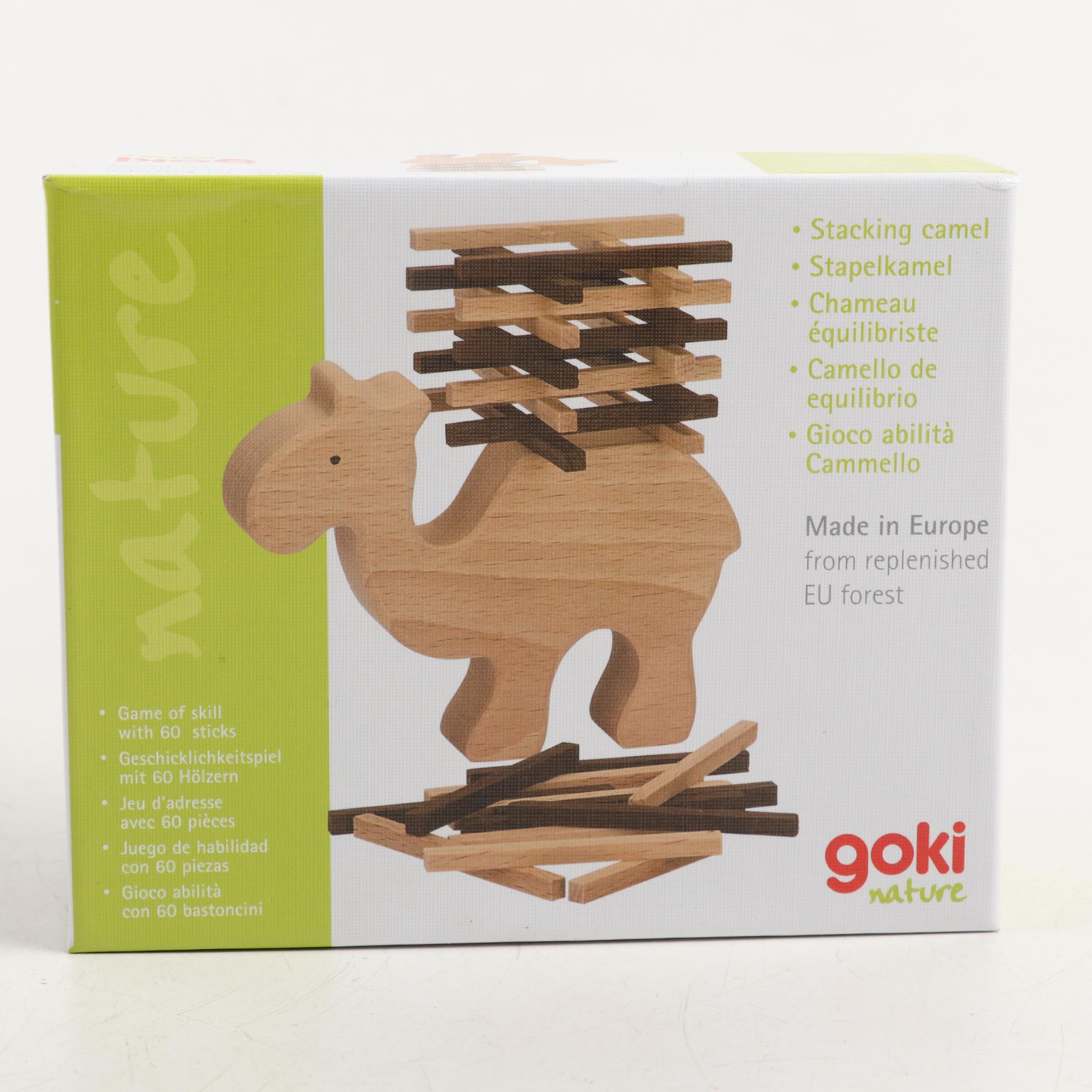 Pan-Kun and James Stuffed Animals with World Globe and Stacking Games