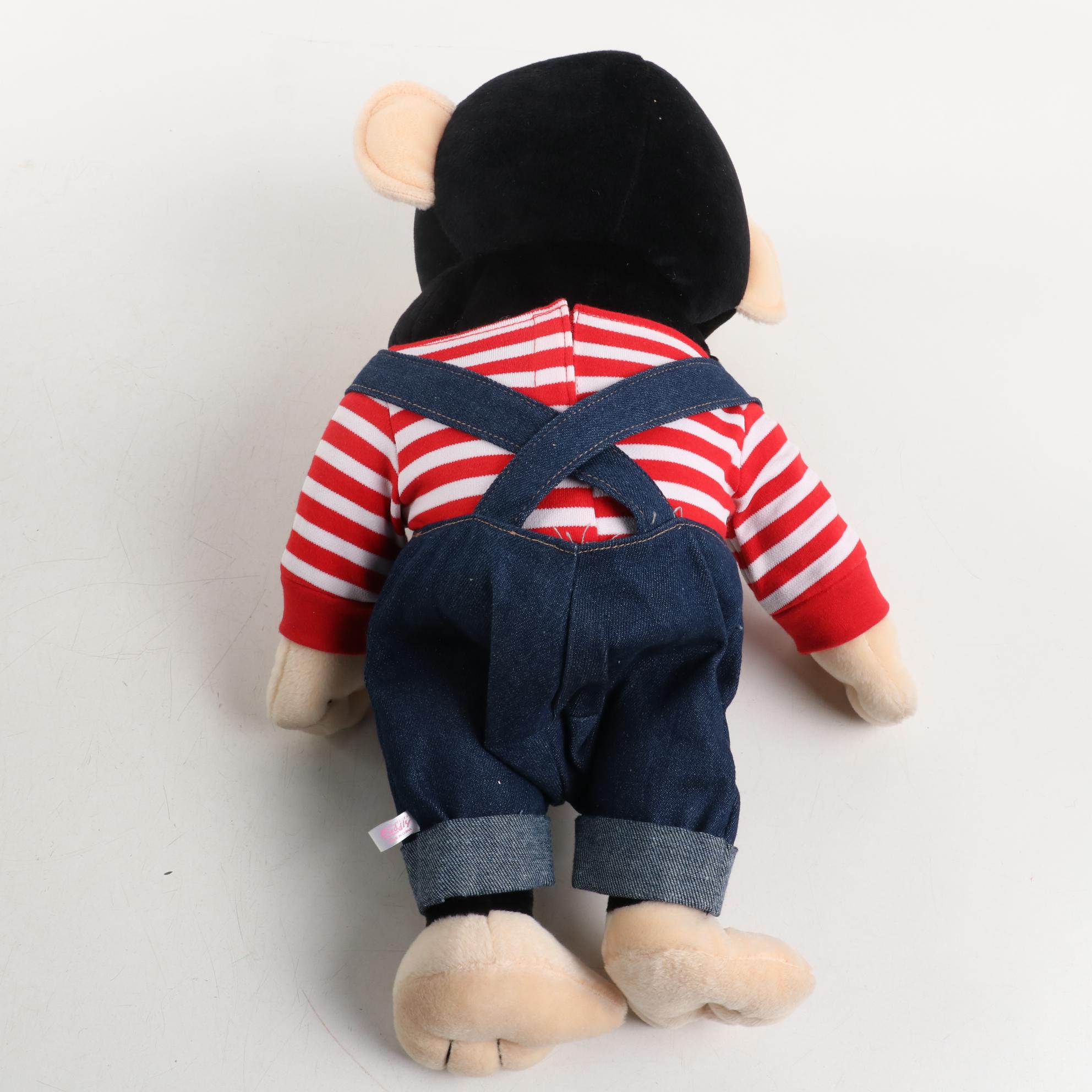 Pan-Kun and James Stuffed Animals with World Globe and Stacking Games