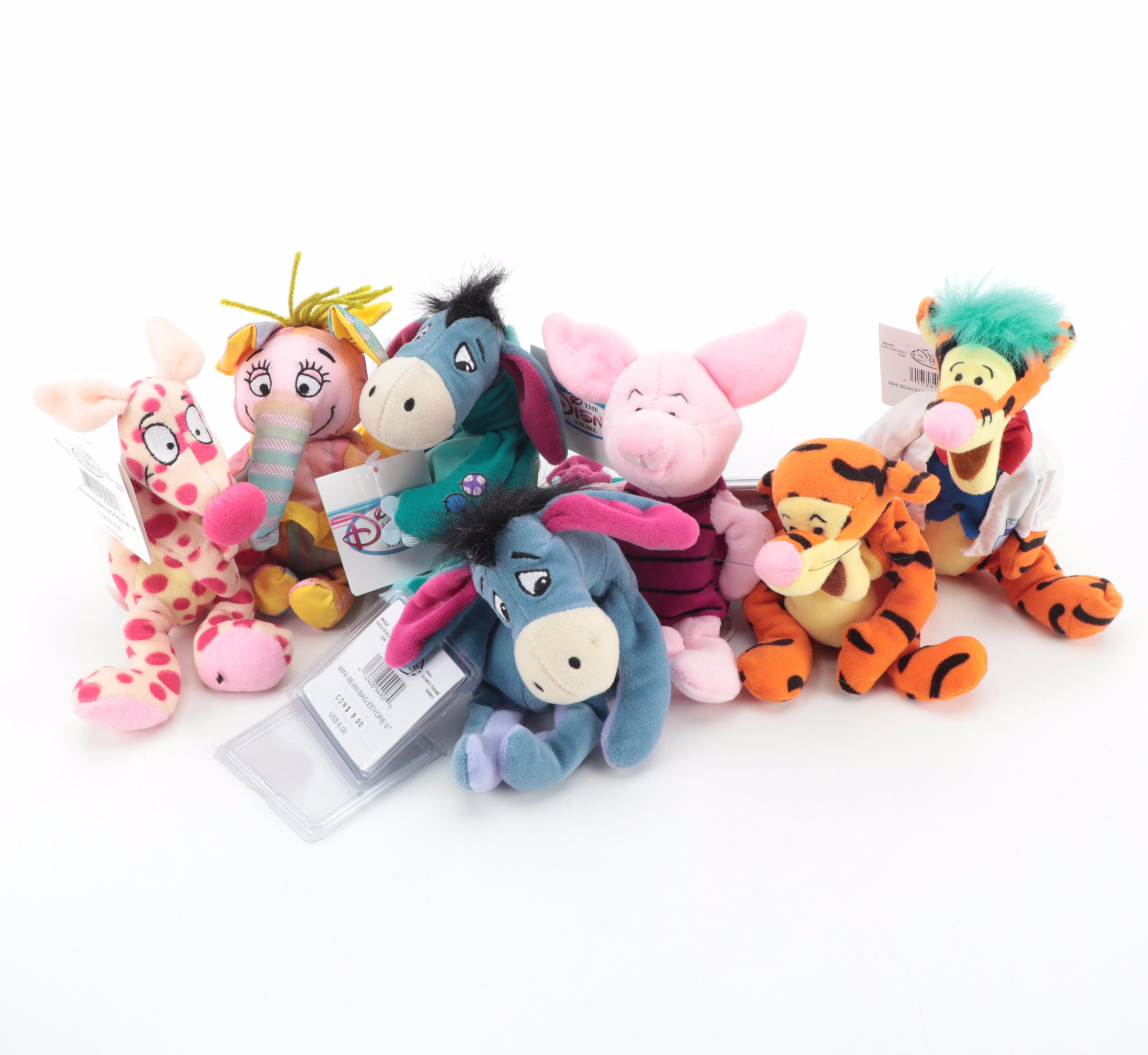 Walt Disney Plush Characters Including  "Hercules", "Aladdin" and More