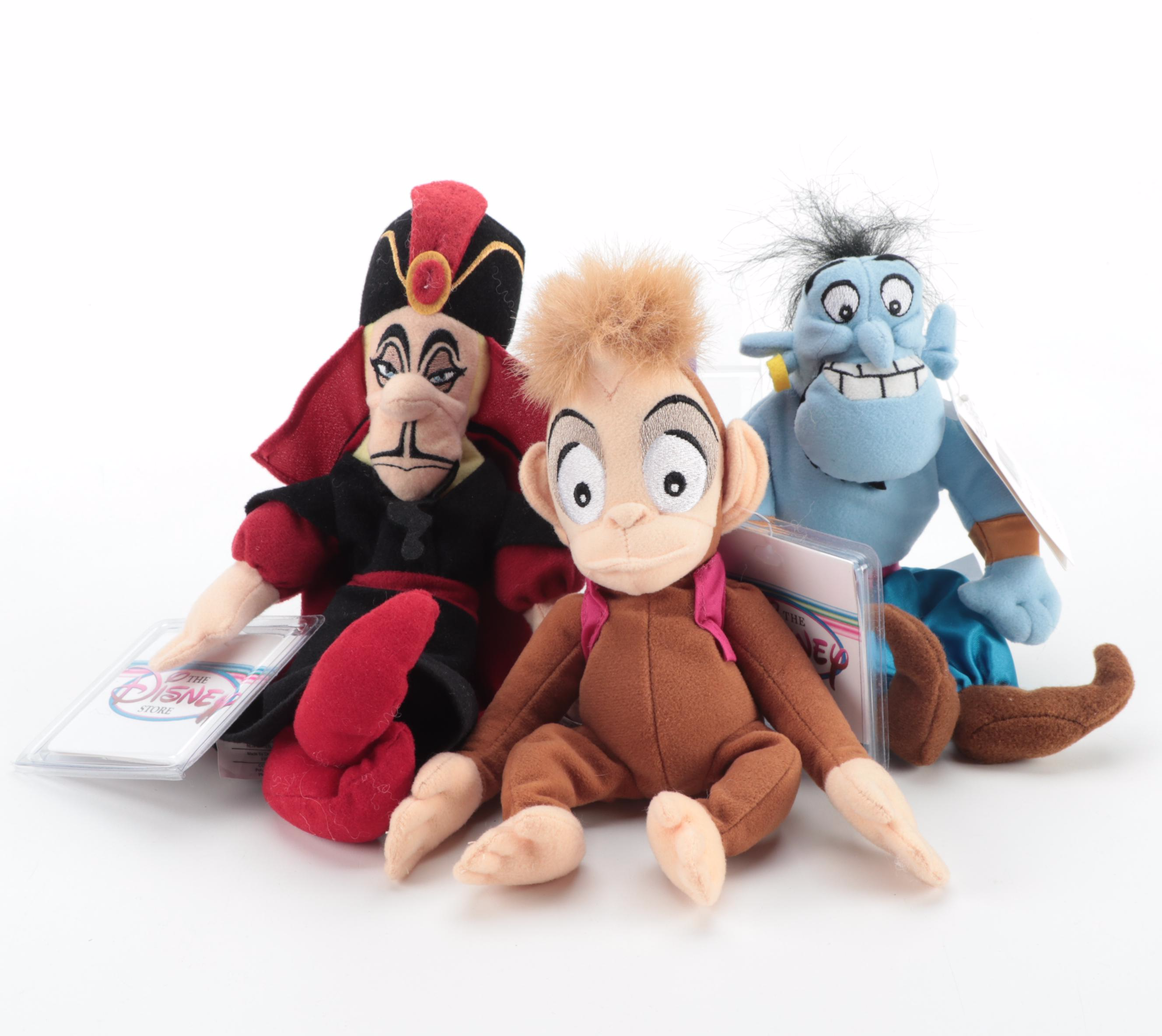 Walt Disney Plush Characters Including  "Hercules", "Aladdin" and More