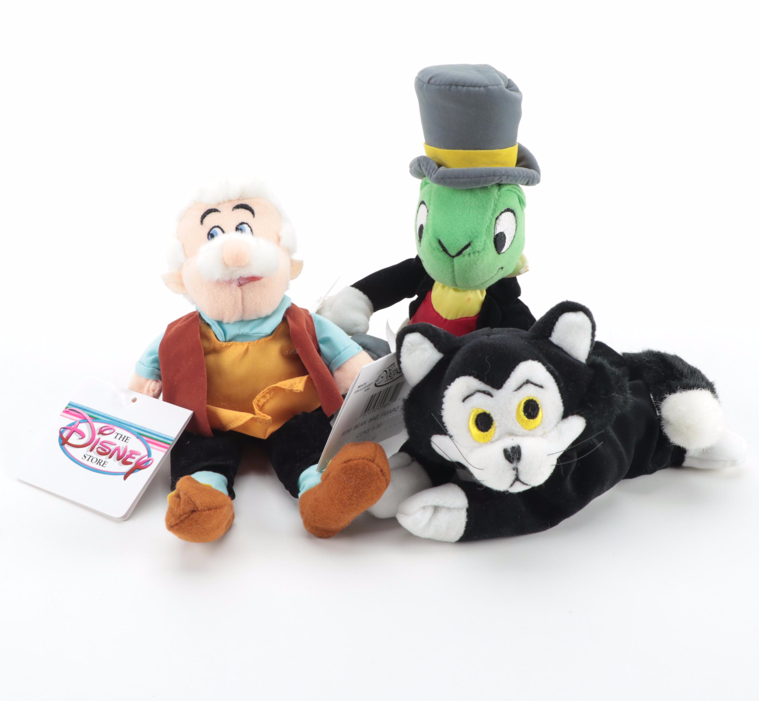 Walt Disney Plush Characters Including  "Hercules", "Aladdin" and More