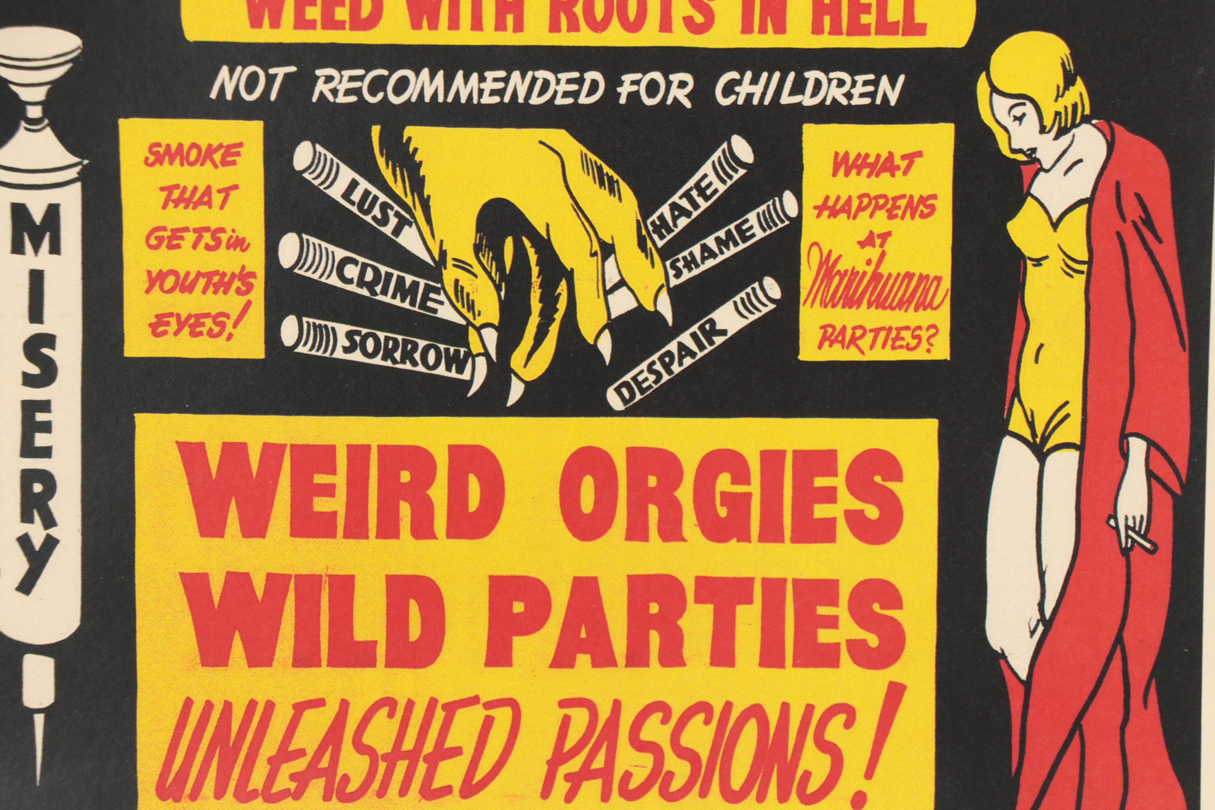 "Marihuana" Propaganda Giclée Poster, 21st Century