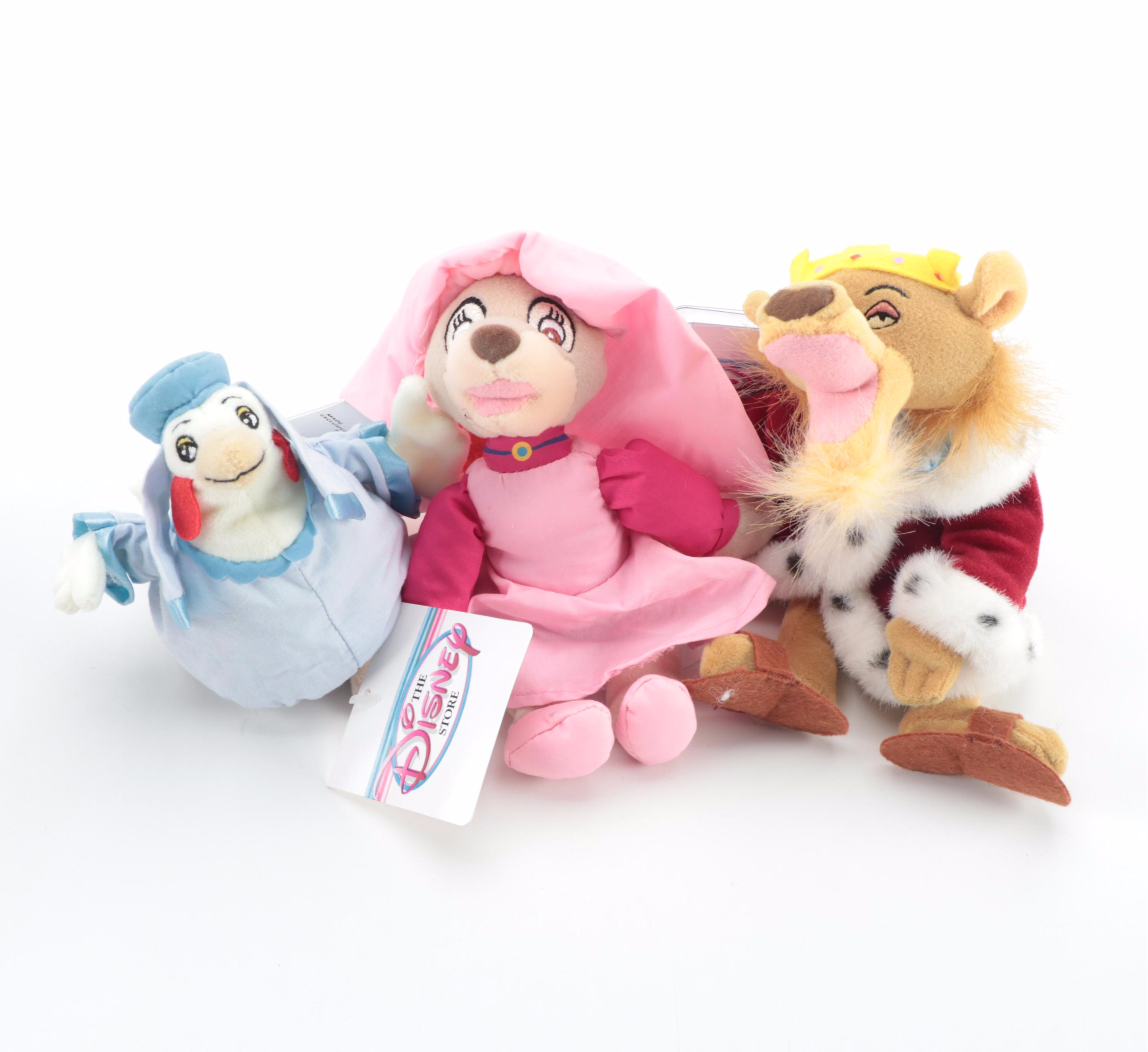 Walt Disney Plush Characters Including "Cuppy" and "Toy Story"