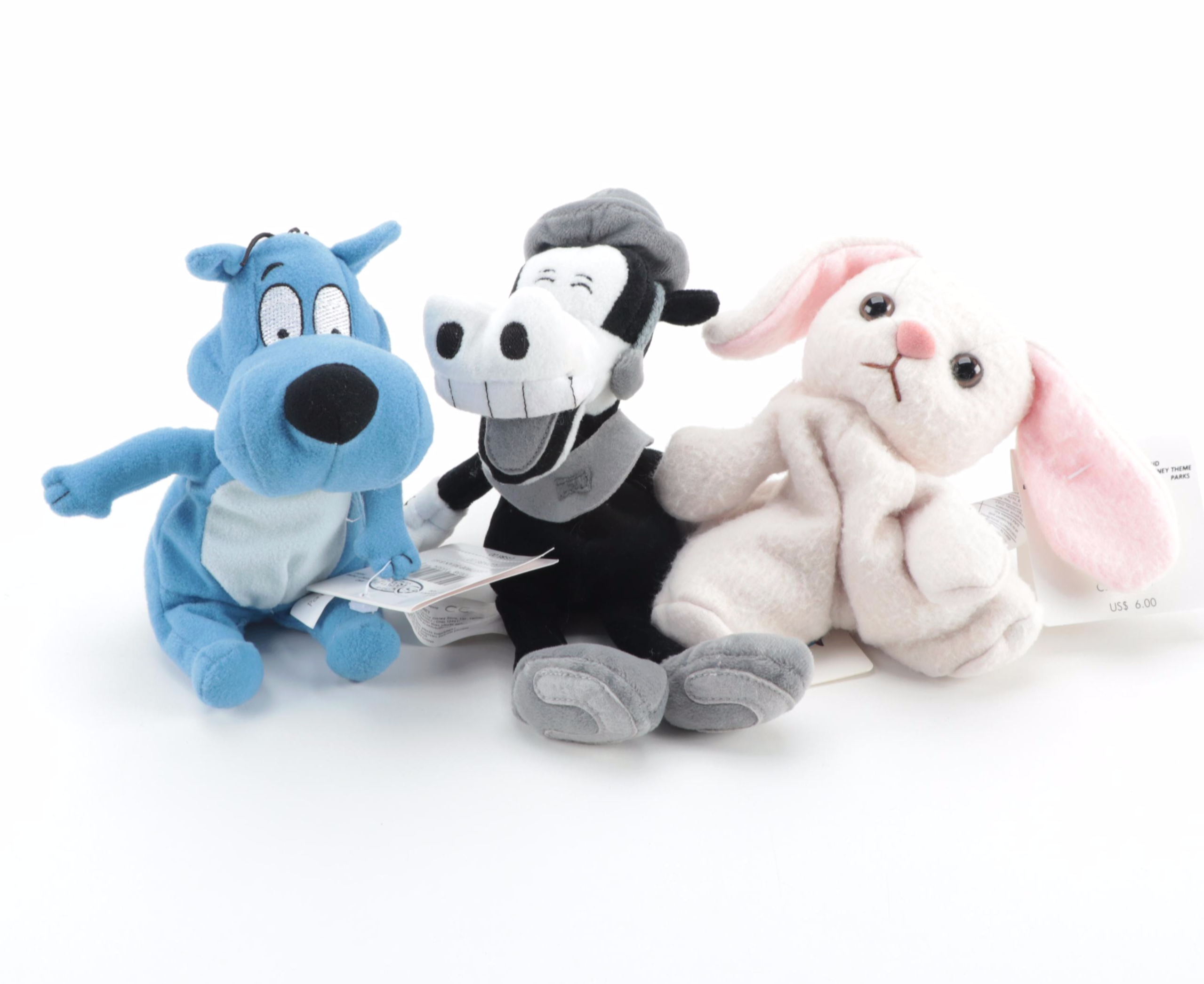 Walt Disney Plush Characters Including "Cuppy" and "Toy Story"