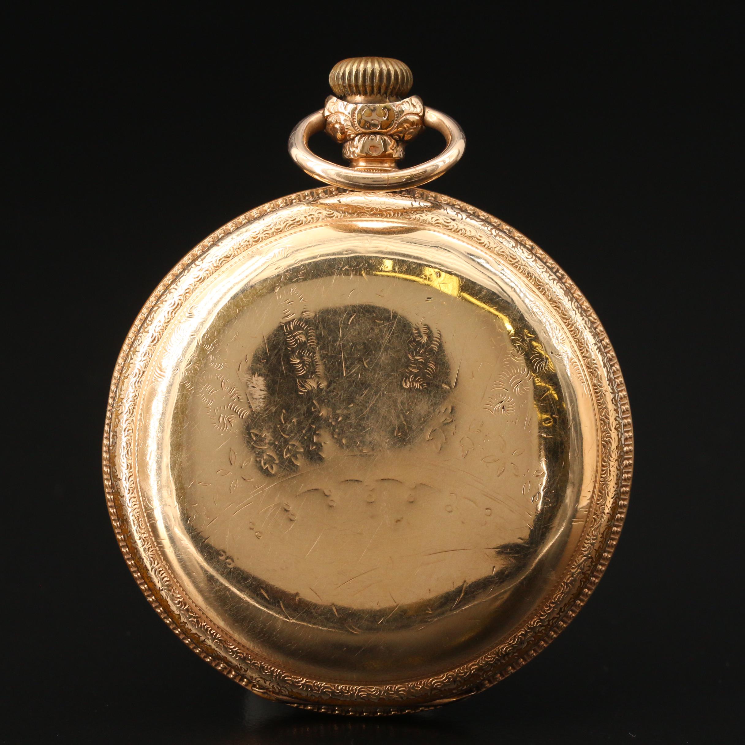 1896 Hamilton for Rovelstad Bros. Elgin, Ili. Pocket Watch