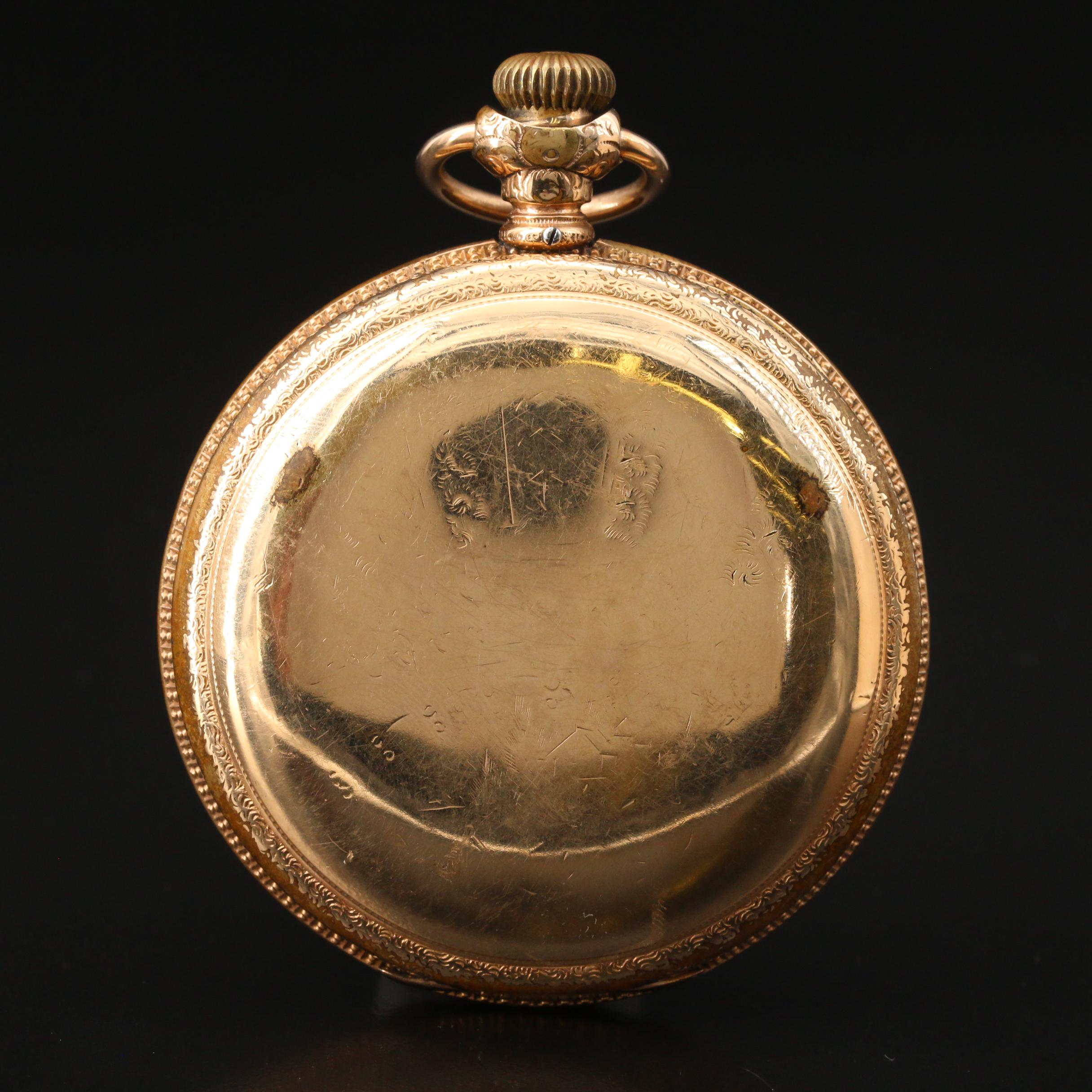 1896 Hamilton for Rovelstad Bros. Elgin, Ili. Pocket Watch
