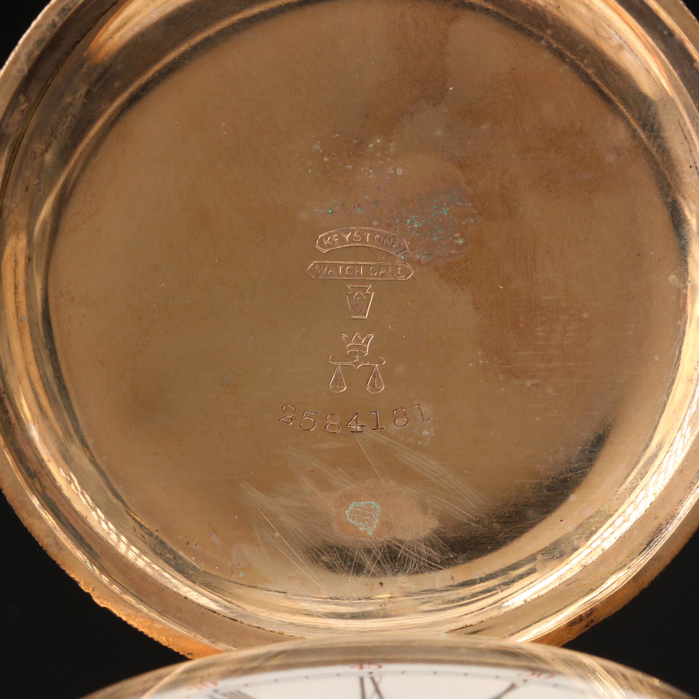 1896 Hamilton for Rovelstad Bros. Elgin, Ili. Pocket Watch