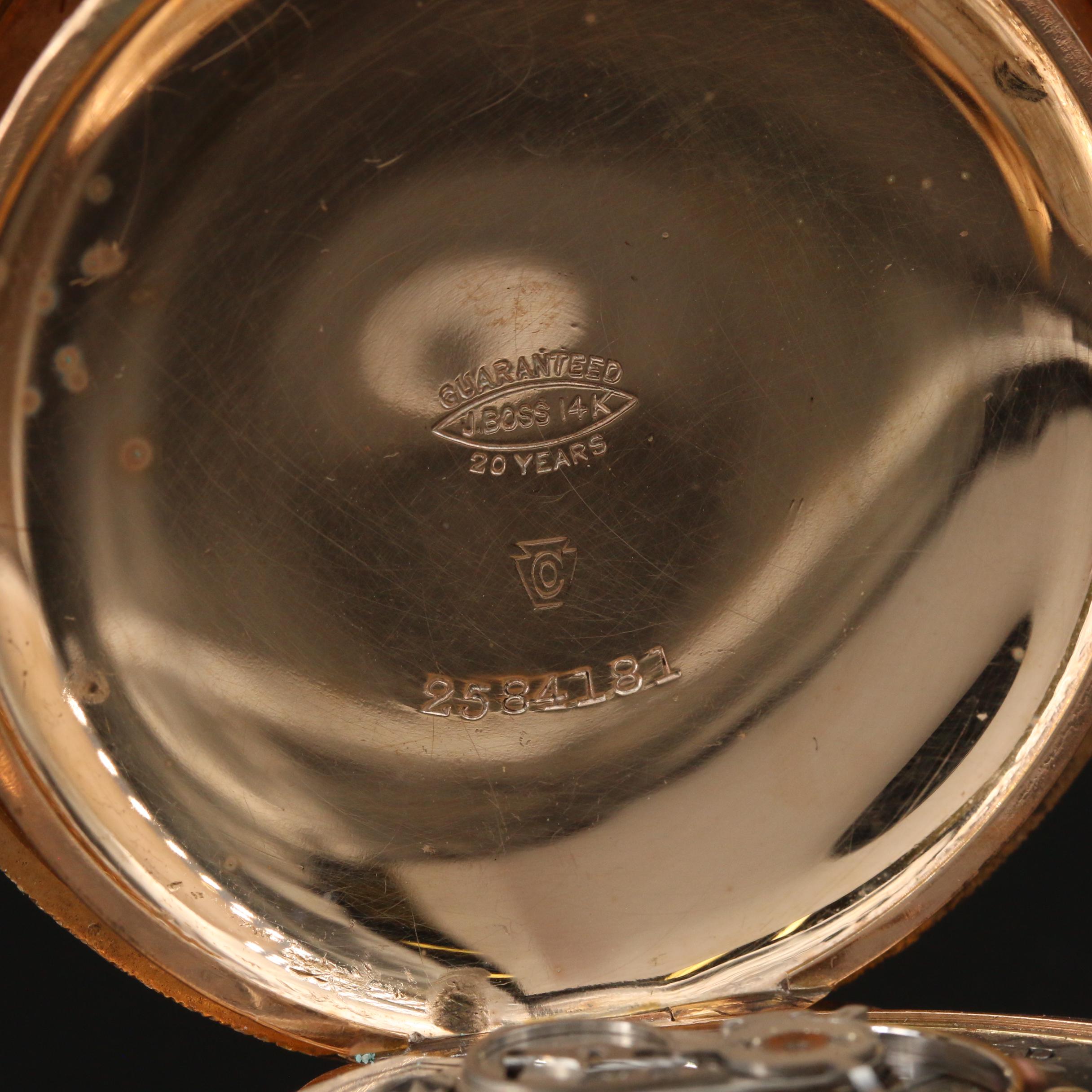 1896 Hamilton for Rovelstad Bros. Elgin, Ili. Pocket Watch