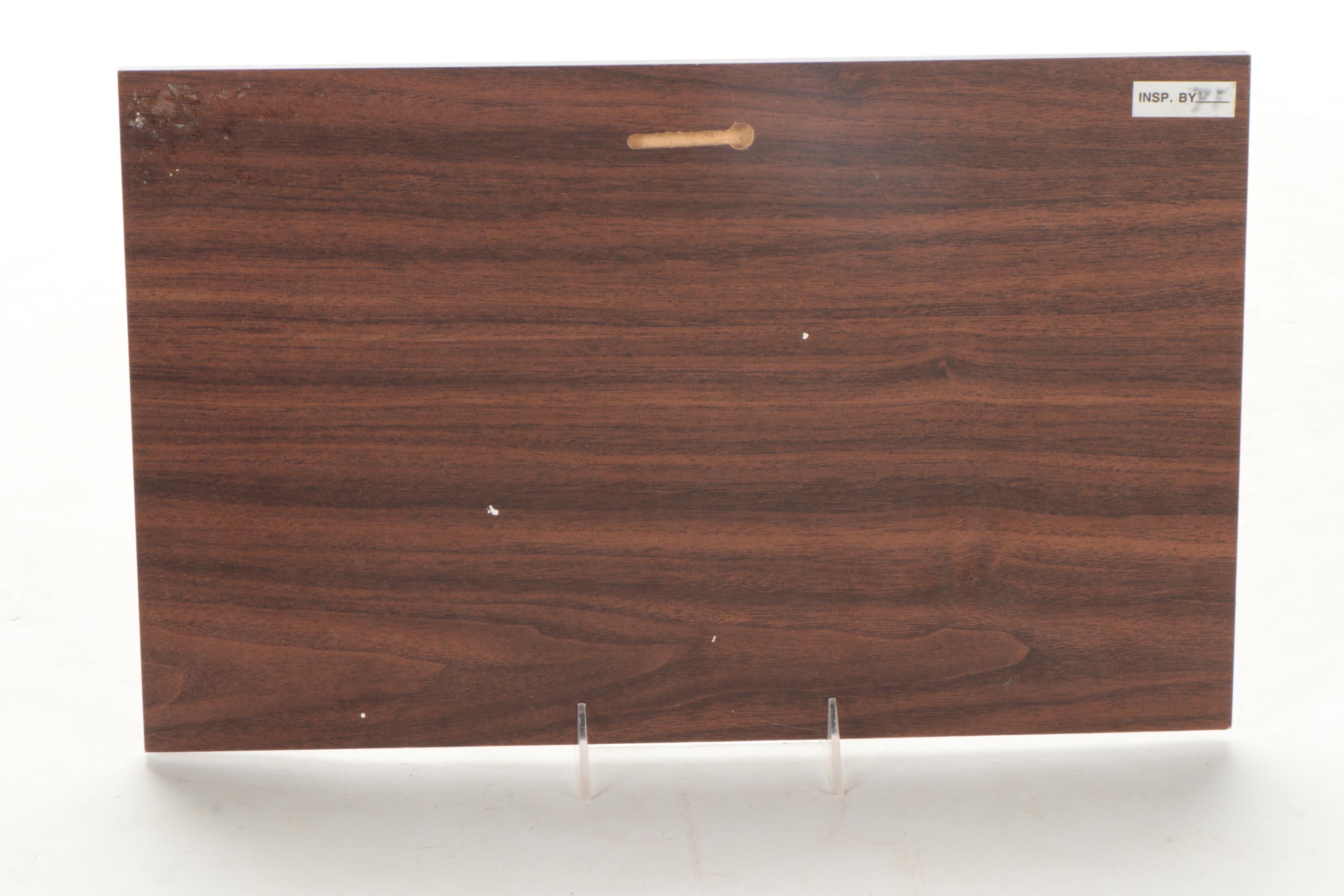 Star Trek "U.S.S. Enterprise" Television Crew Recognition Plaque