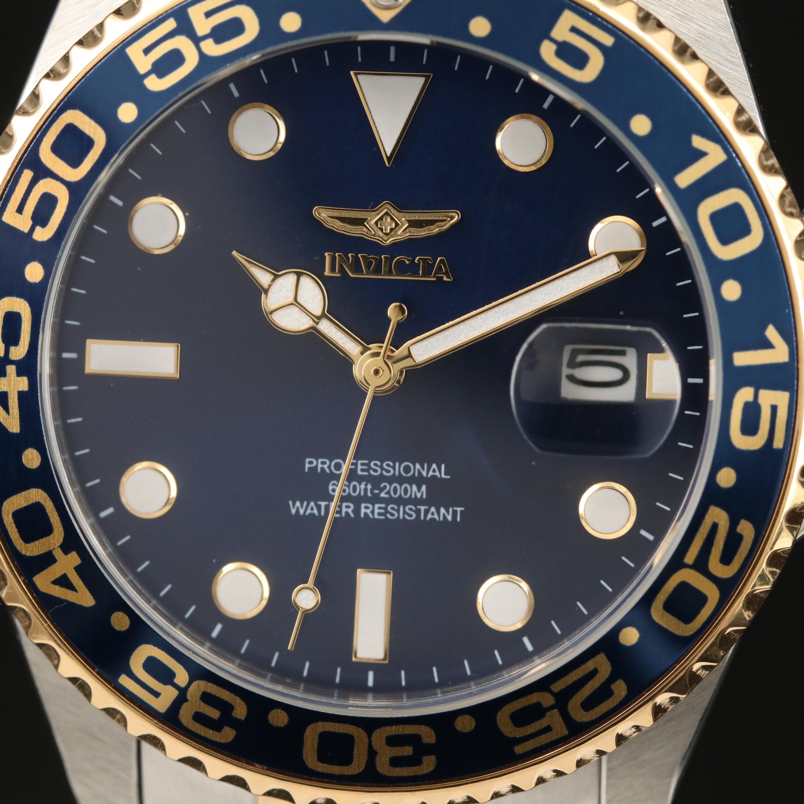 Invicta "Pro Diver" Two-Tone Stainless Steel Quartz Watch