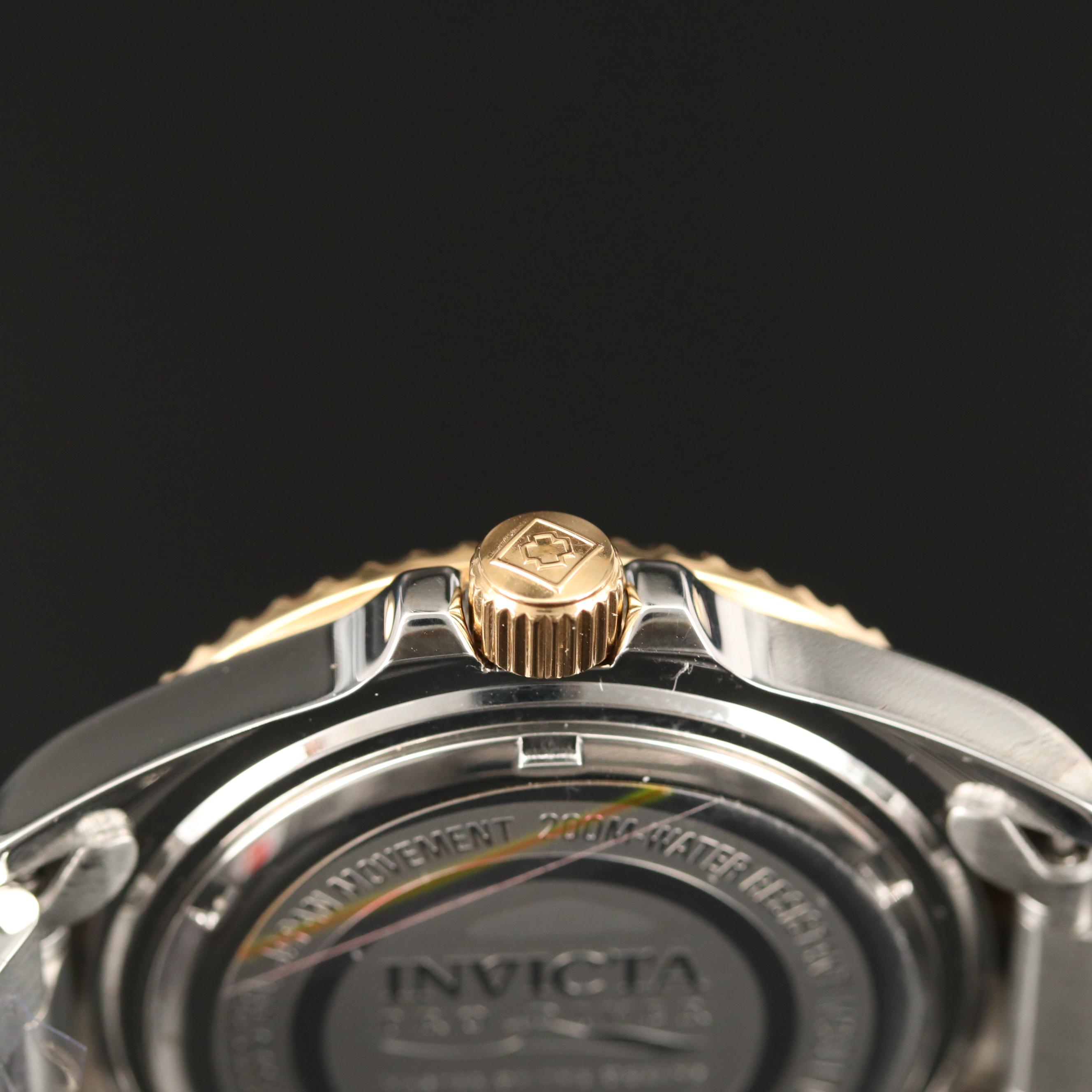 Invicta "Pro Diver" Two-Tone Stainless Steel Quartz Watch