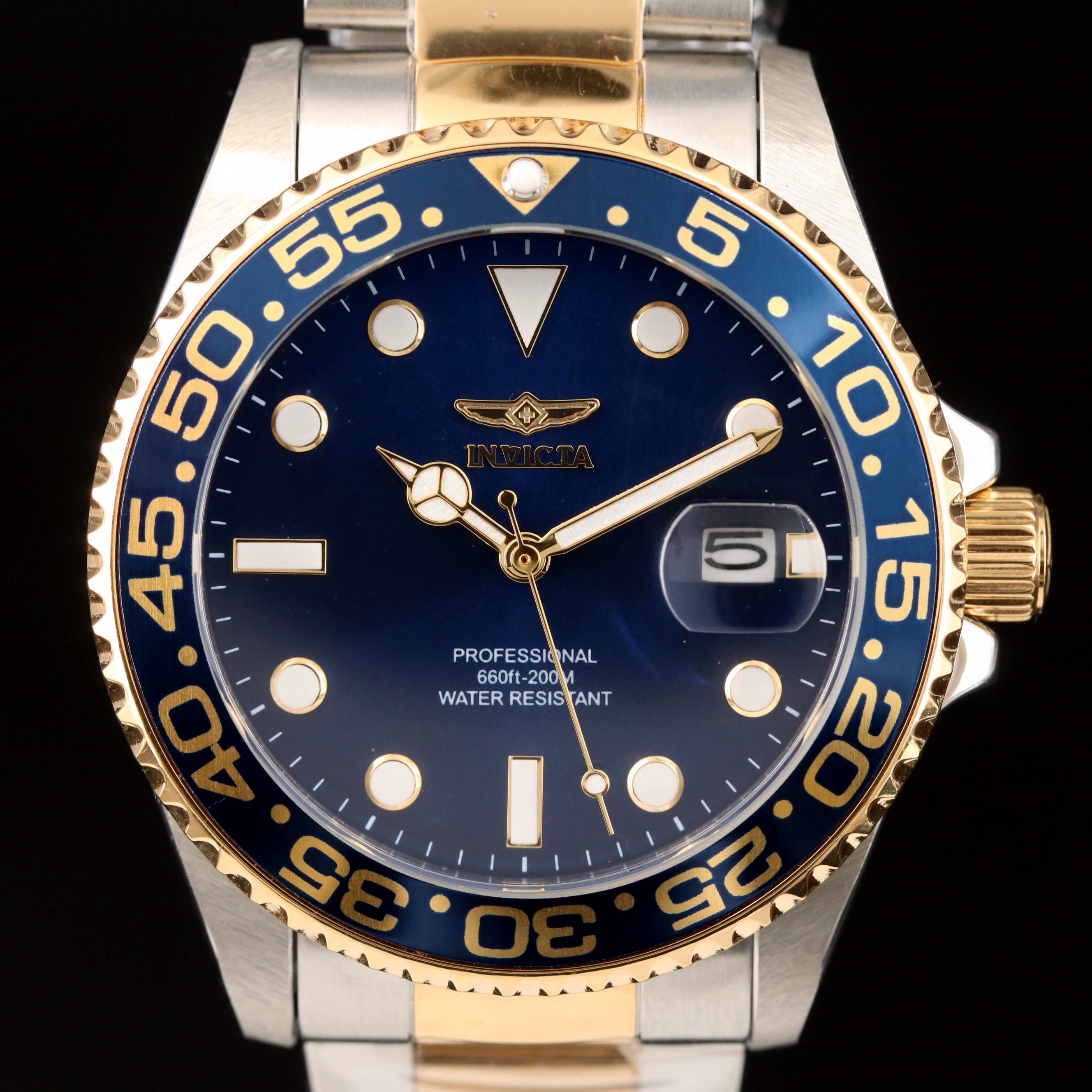 Invicta "Pro Diver" Two-Tone Stainless Steel Quartz Watch