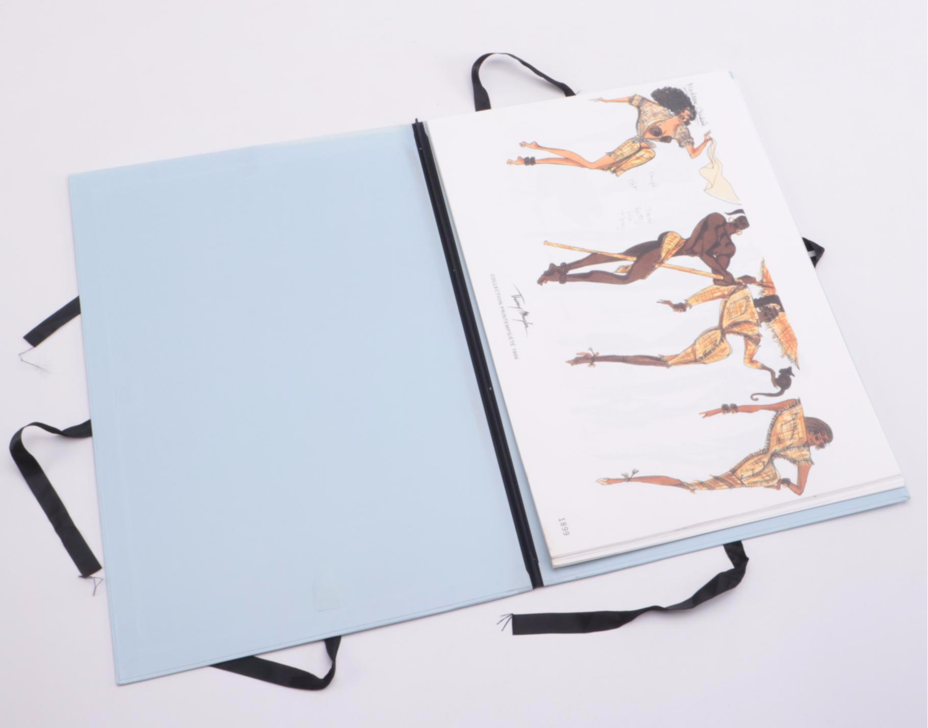 Offset Lithograph Portfolio after Thierry Mugler Fashion Illustrations, 1998