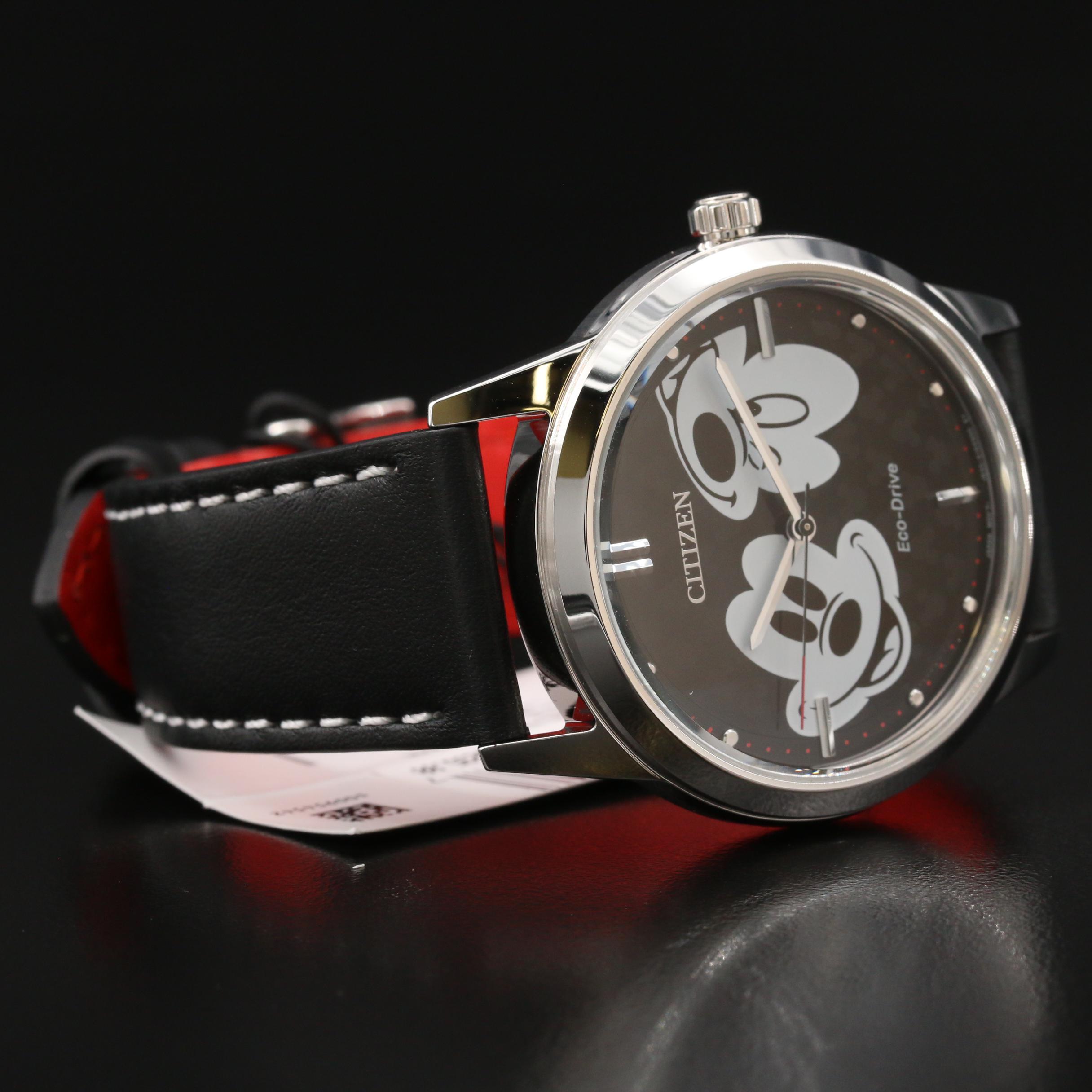 Citizen Eco-Drive Mickey Mouse Stainless Steel Quartz Watch
