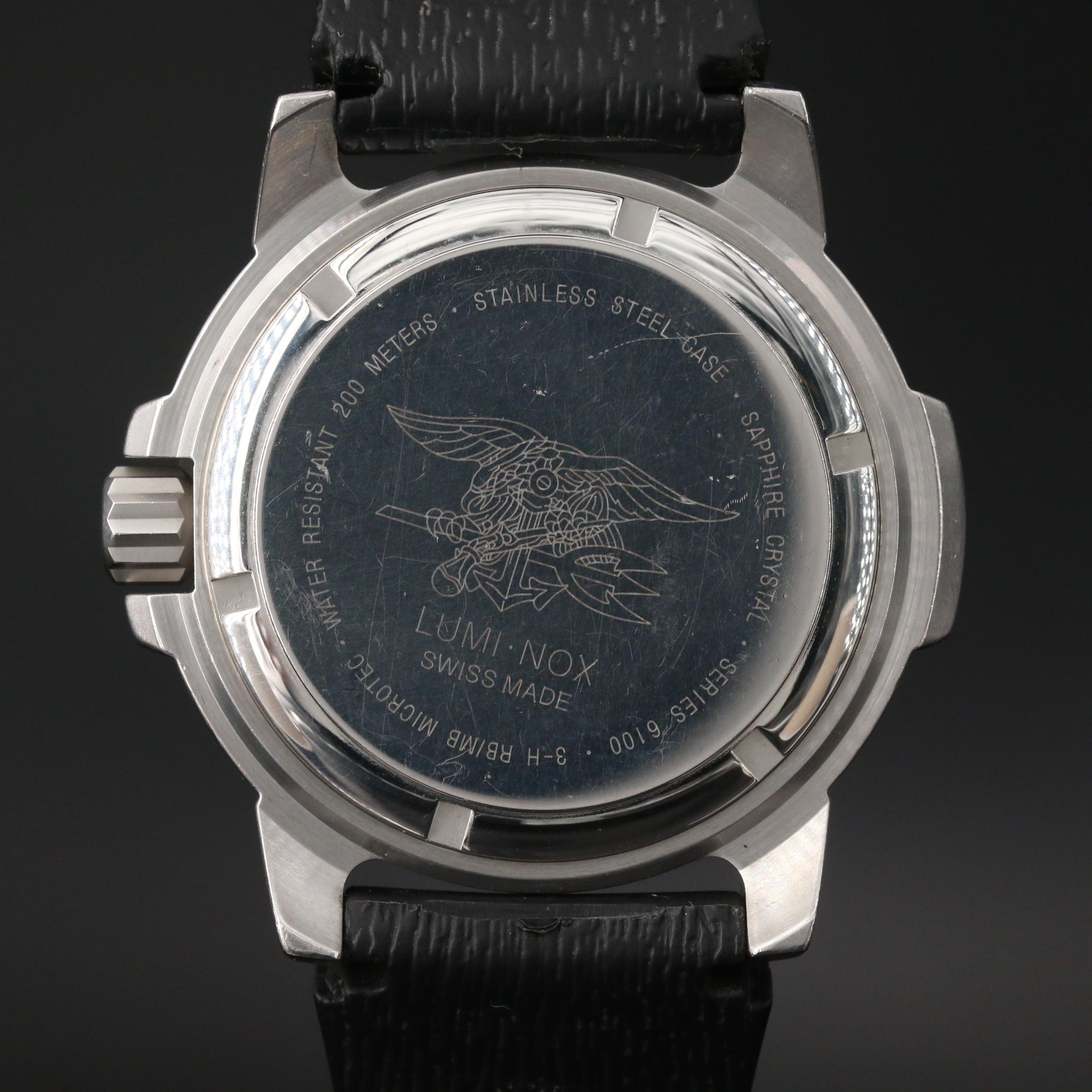 Luminox "Series 6100" Stainless Steel Quartz Watch