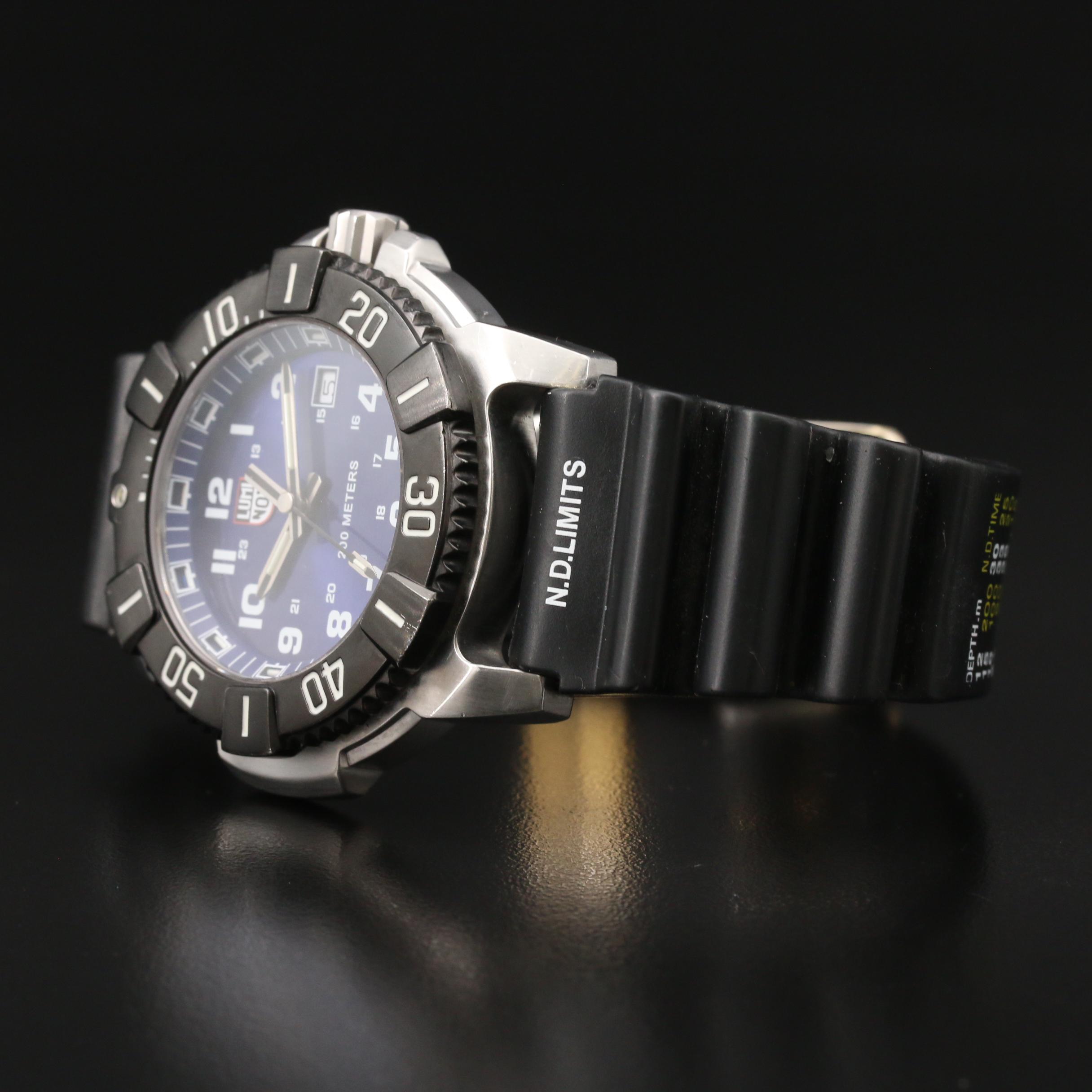 Luminox "Series 6100" Stainless Steel Quartz Watch