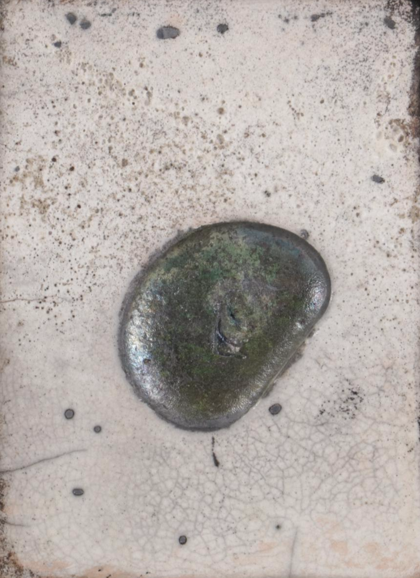 Jonathan Mess Ceramic Sculptural Tile, 1998