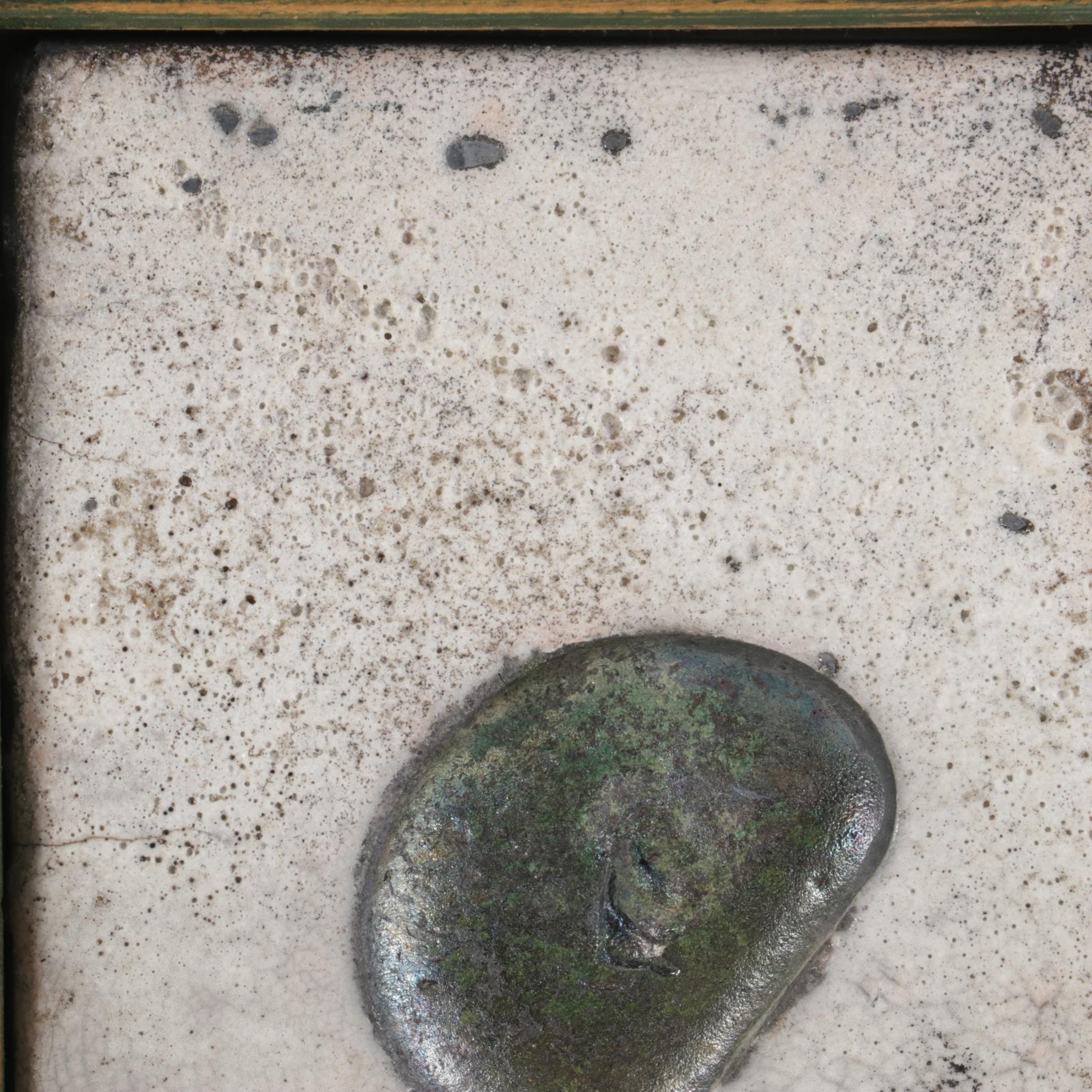 Jonathan Mess Ceramic Sculptural Tile, 1998