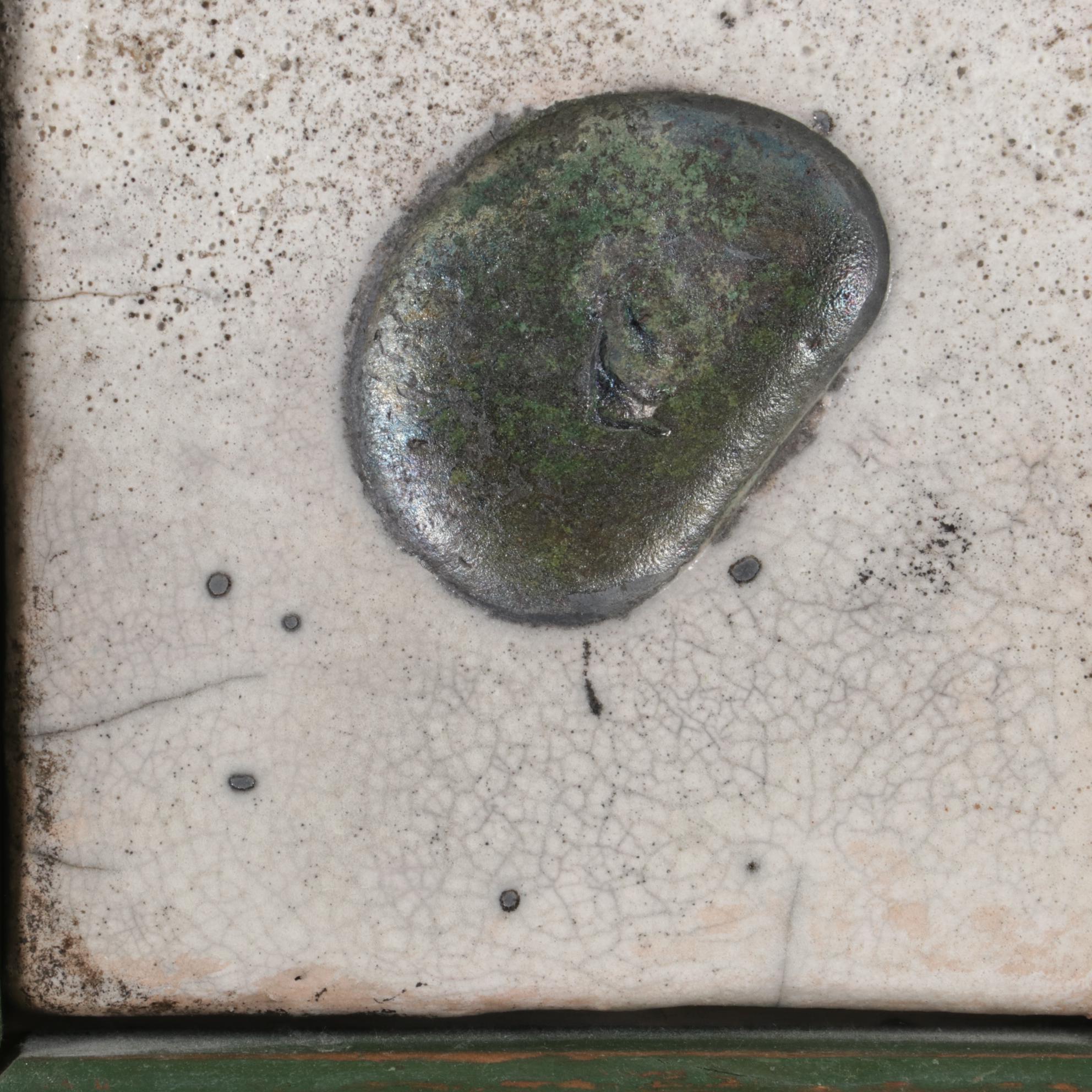 Jonathan Mess Ceramic Sculptural Tile, 1998