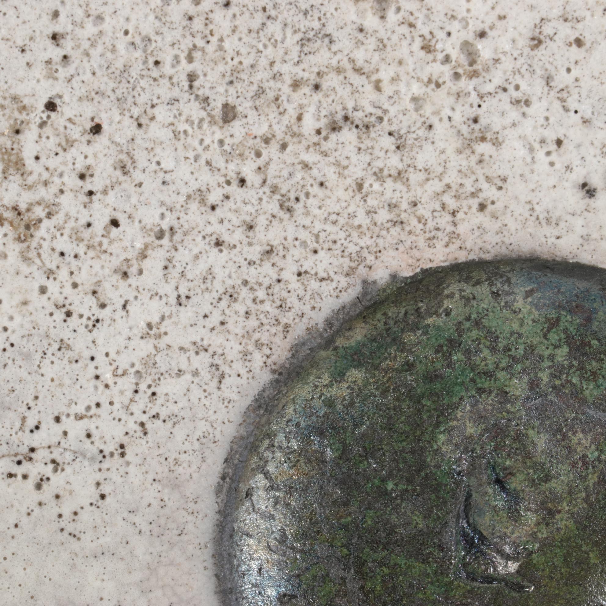 Jonathan Mess Ceramic Sculptural Tile, 1998