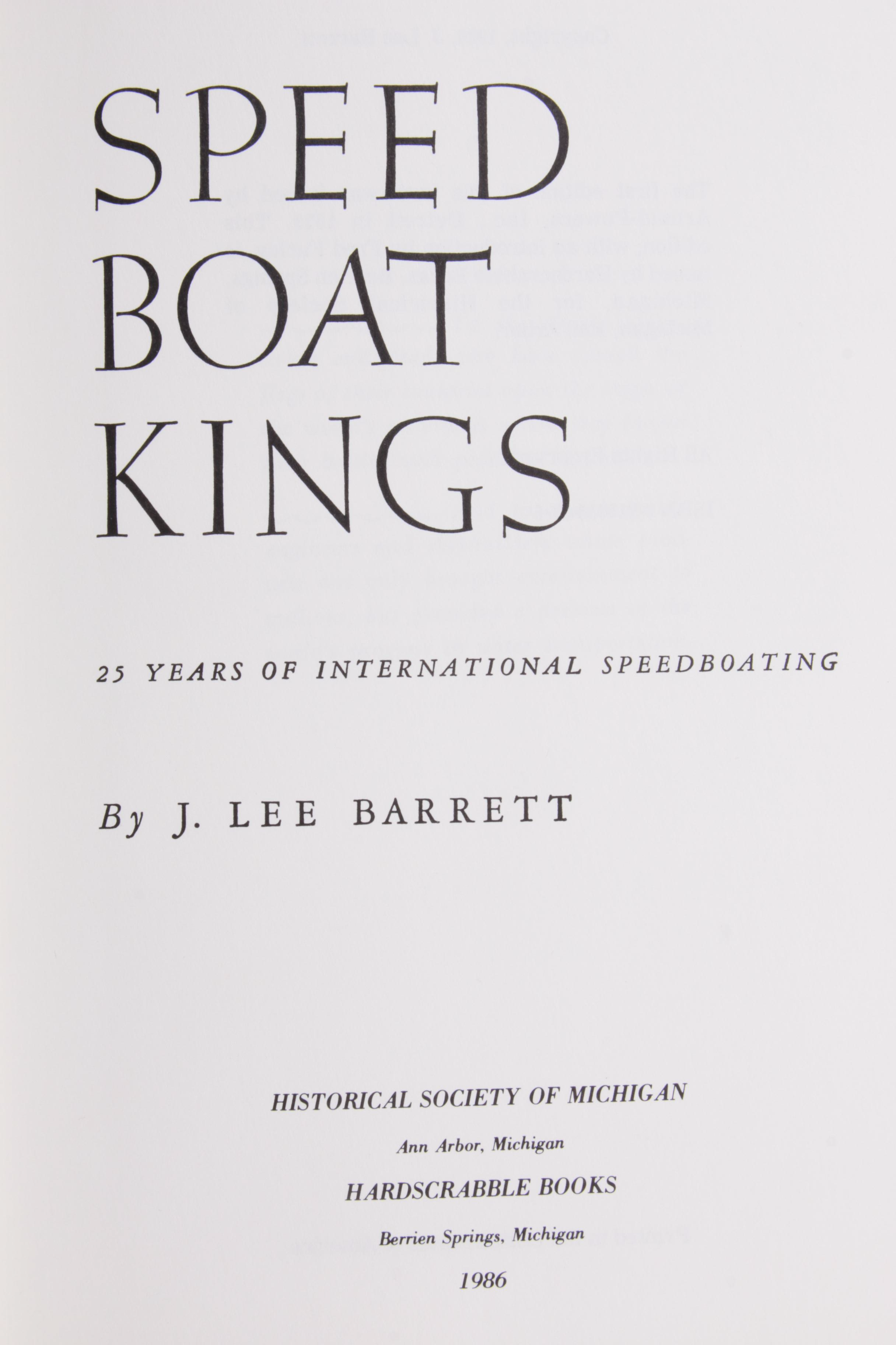 Speed Boat and Speed Boat Racing Book Collection
