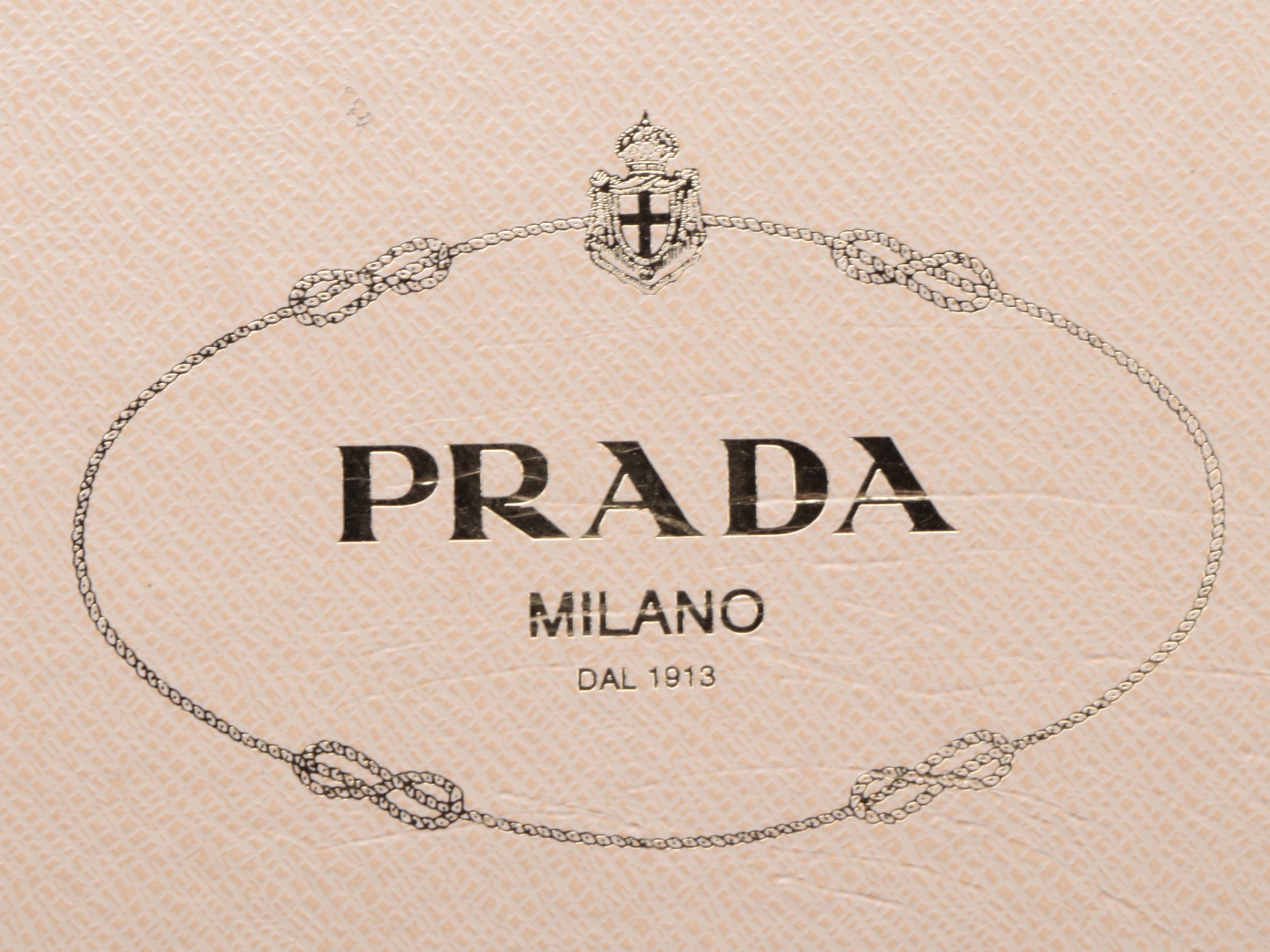 Prada Multicolor Elastic High-Heeled Sandals with Box