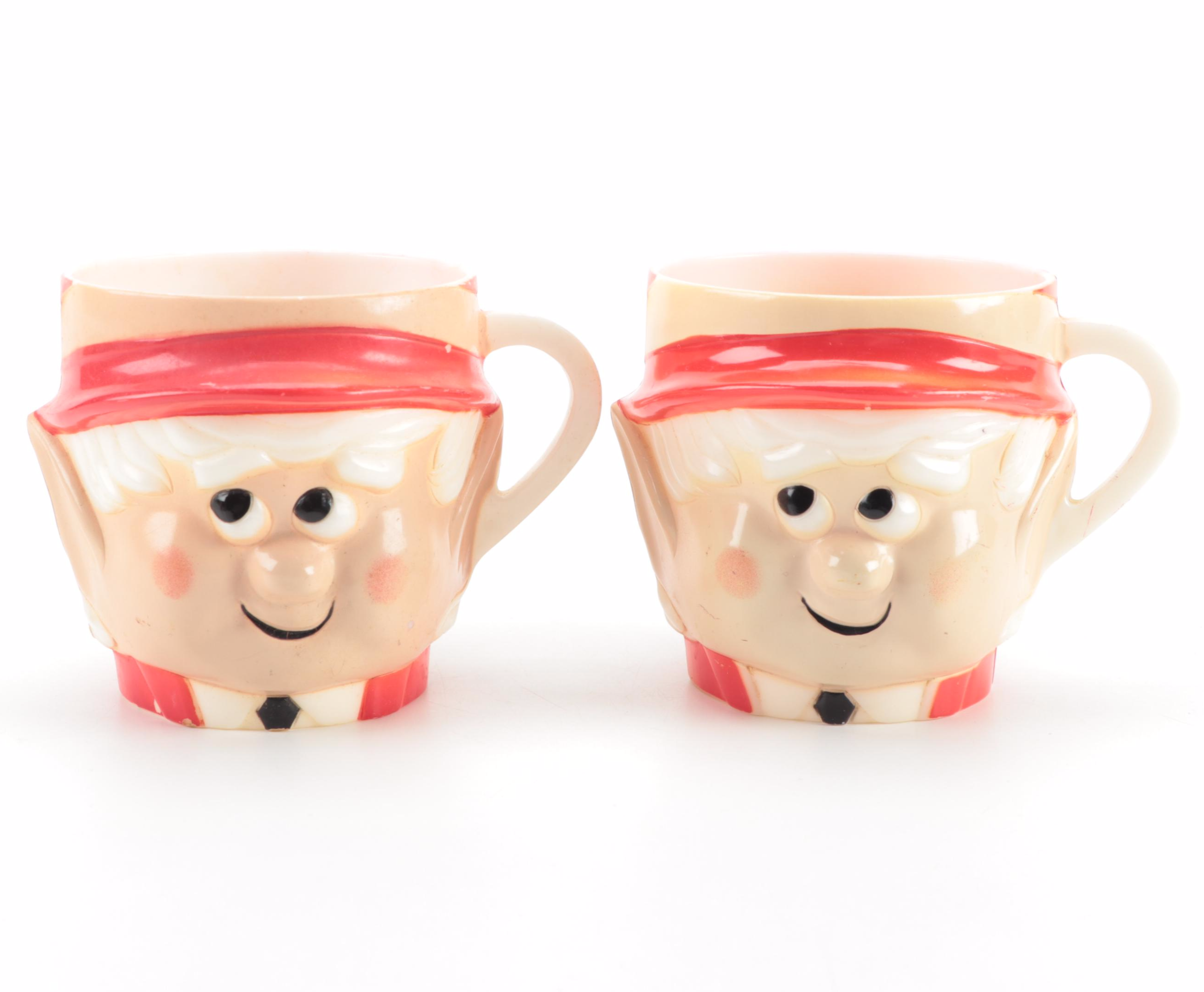 Keebler and Borden Advertising Character Breakfast Cups with Others