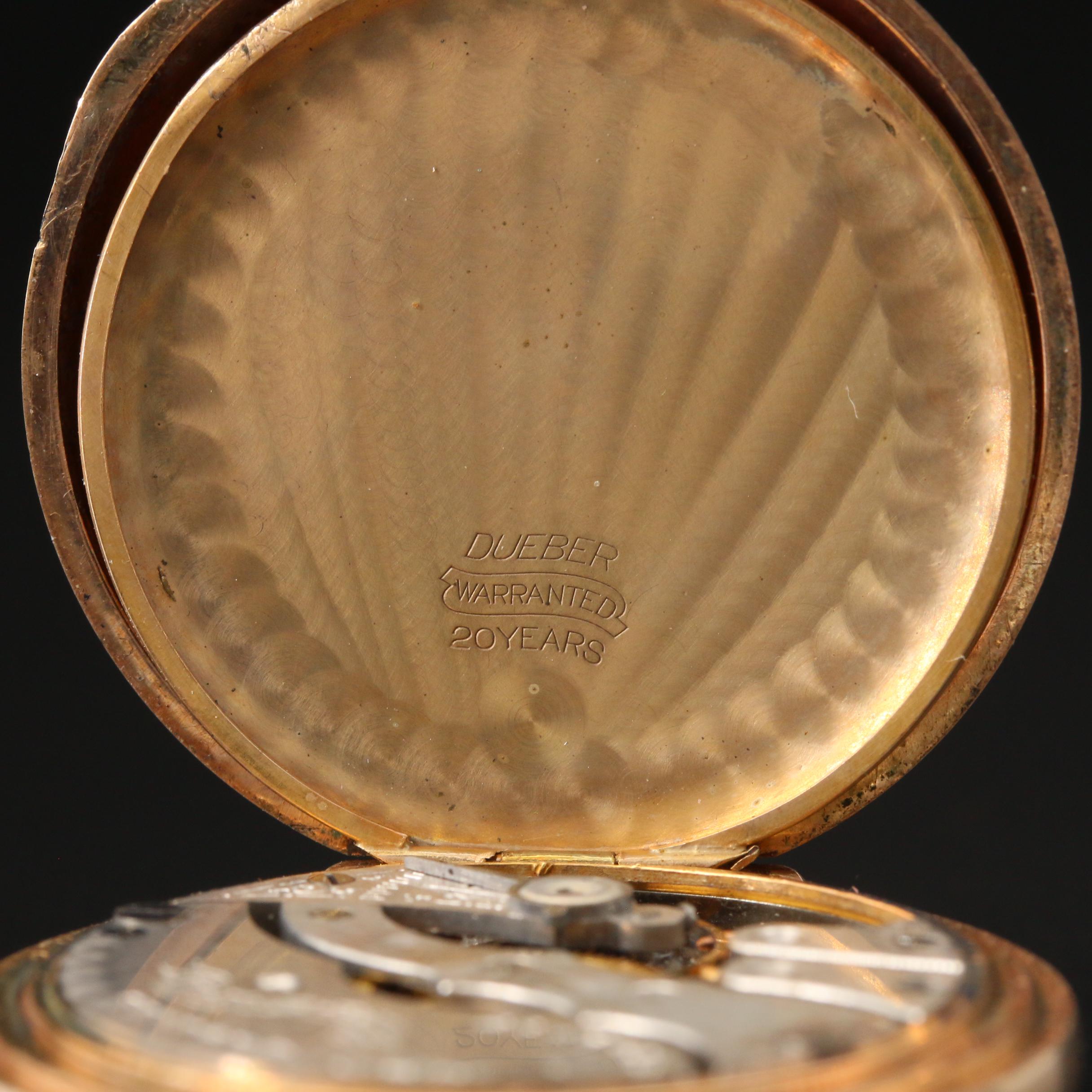 1912 Hampden Small Hunting Case Pocket Watch