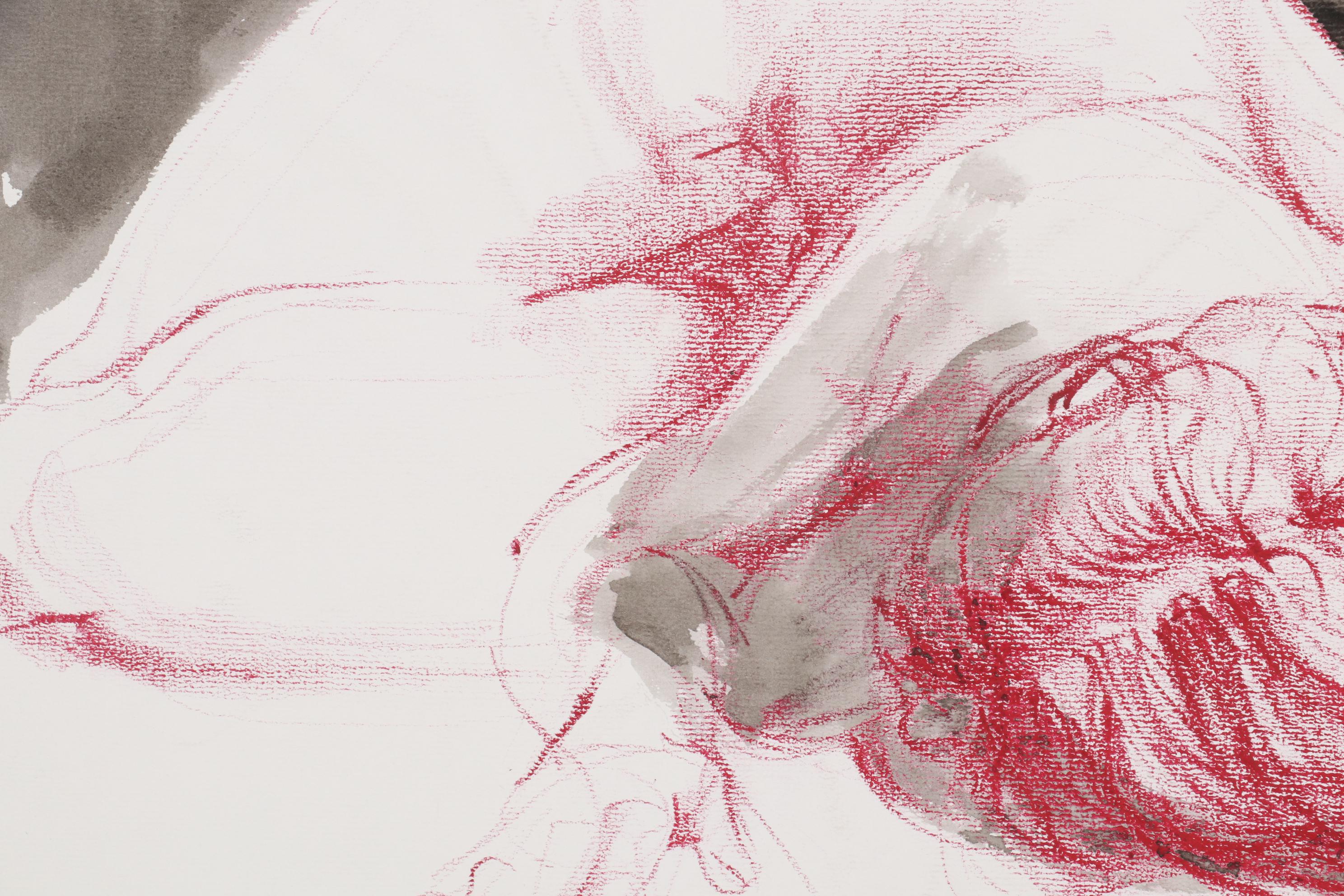 John Tuska Figural Drawings of Female Nudes