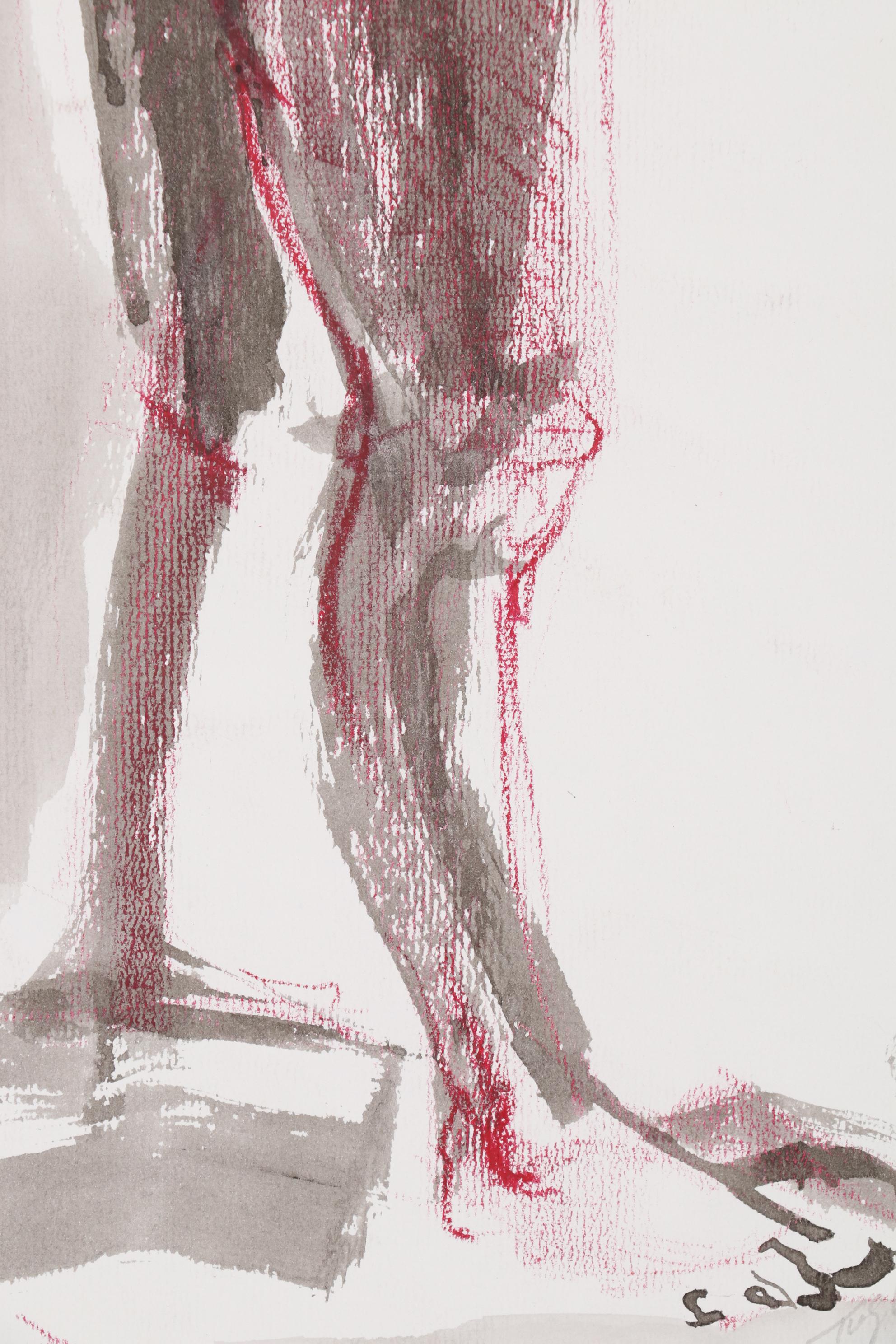 John Tuska Figural Drawings of Female Nudes