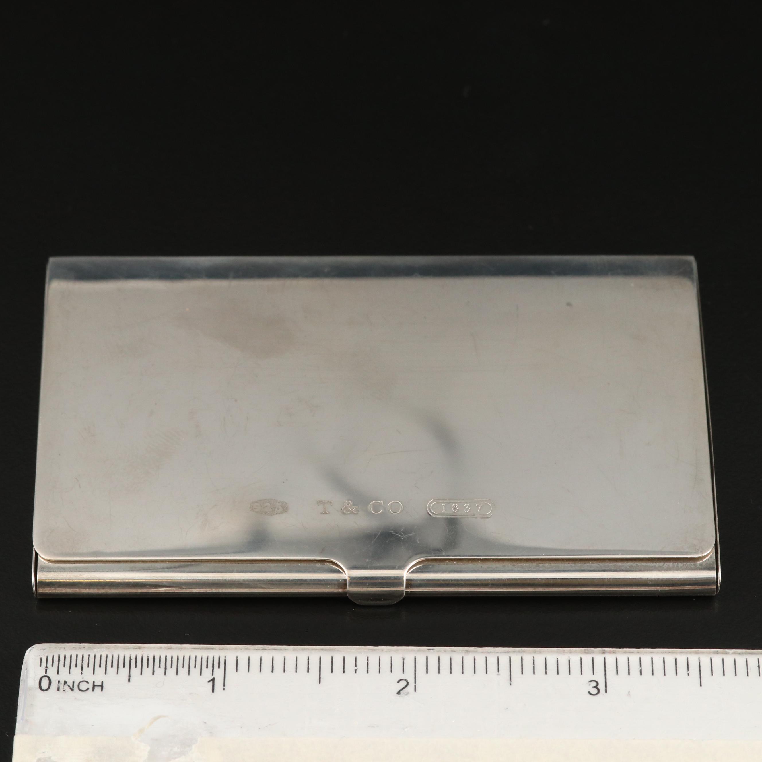Tiffany & Co. "1837 Collection" Sterling Silver Business Card Holder