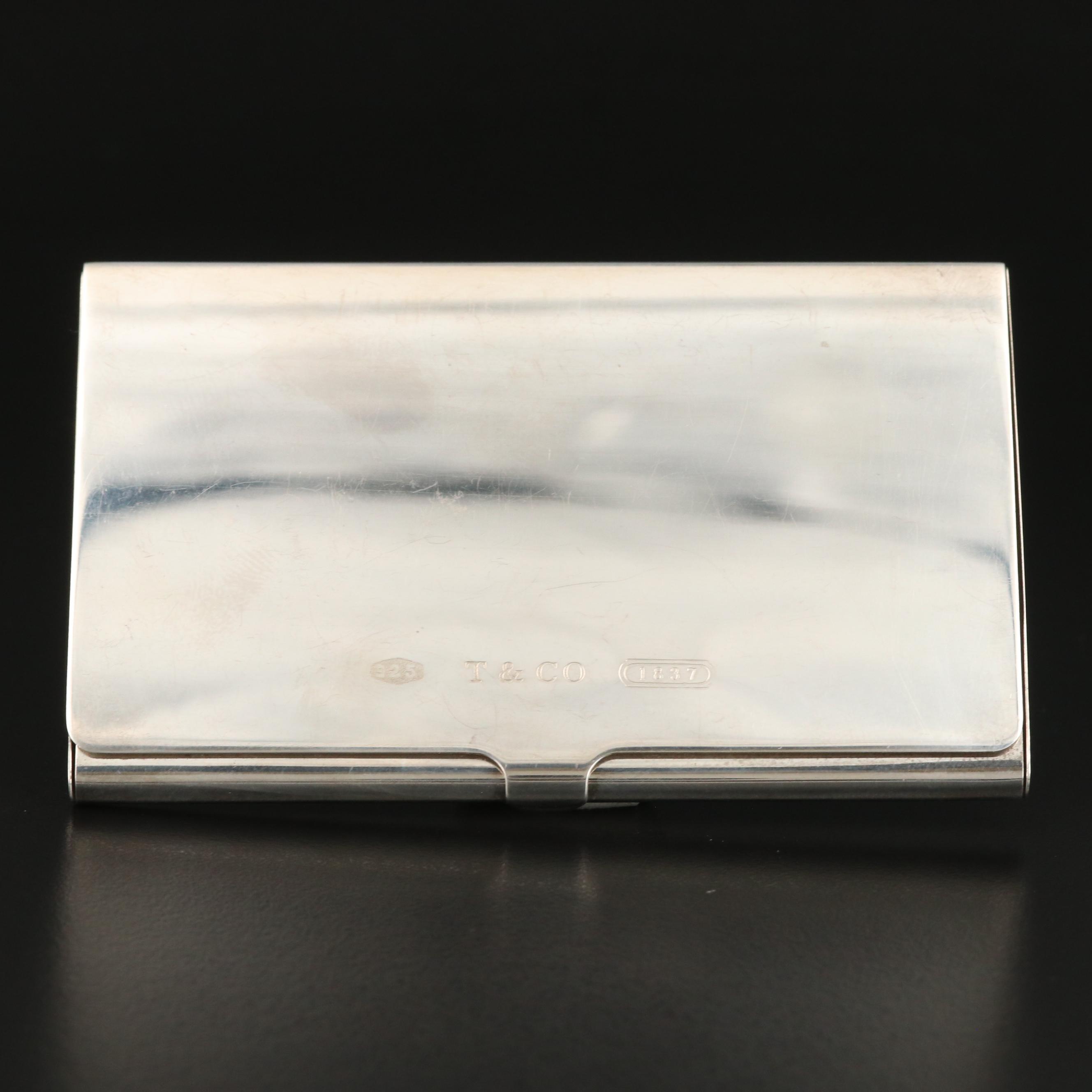 Tiffany & Co. "1837 Collection" Sterling Silver Business Card Holder