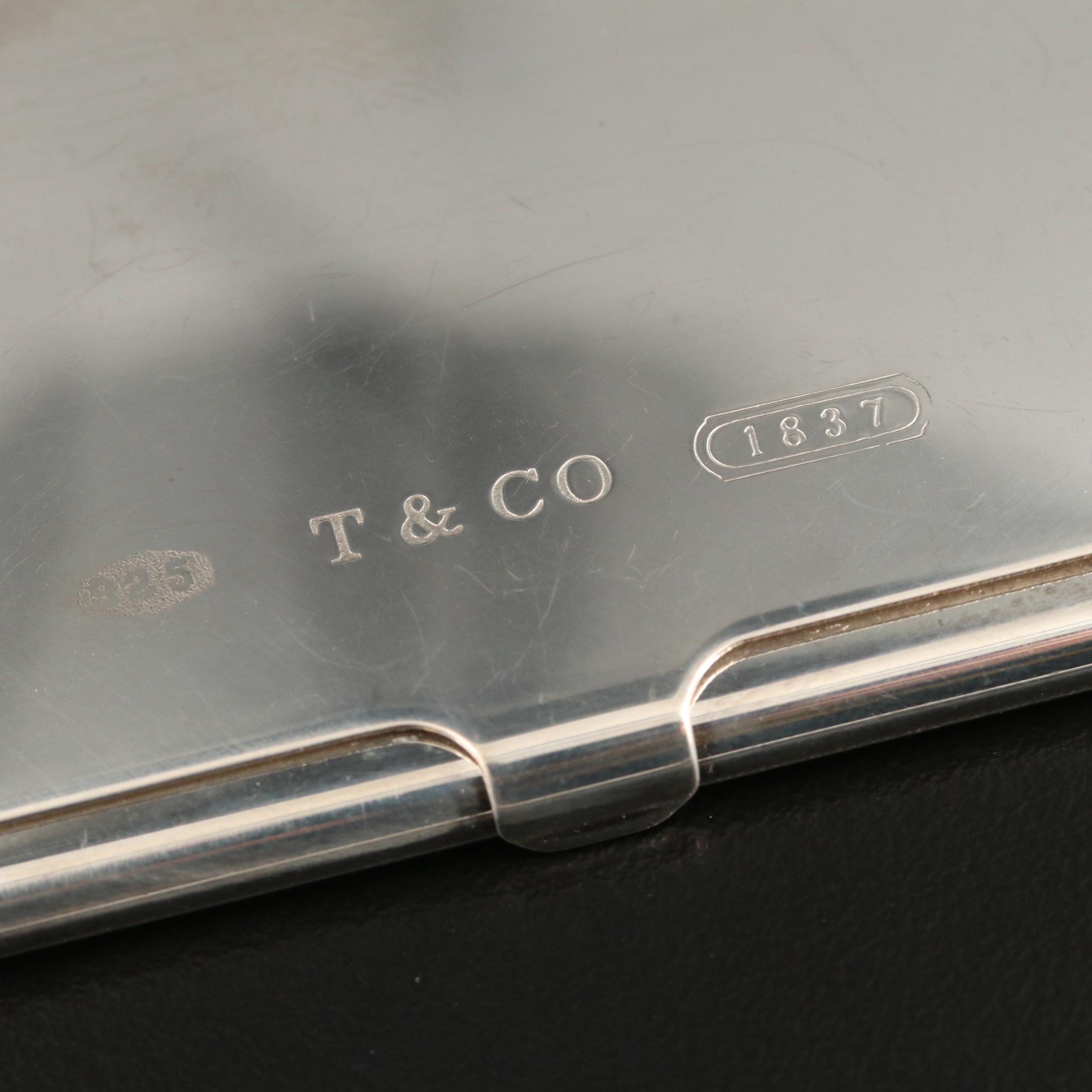 Tiffany & Co. "1837 Collection" Sterling Silver Business Card Holder