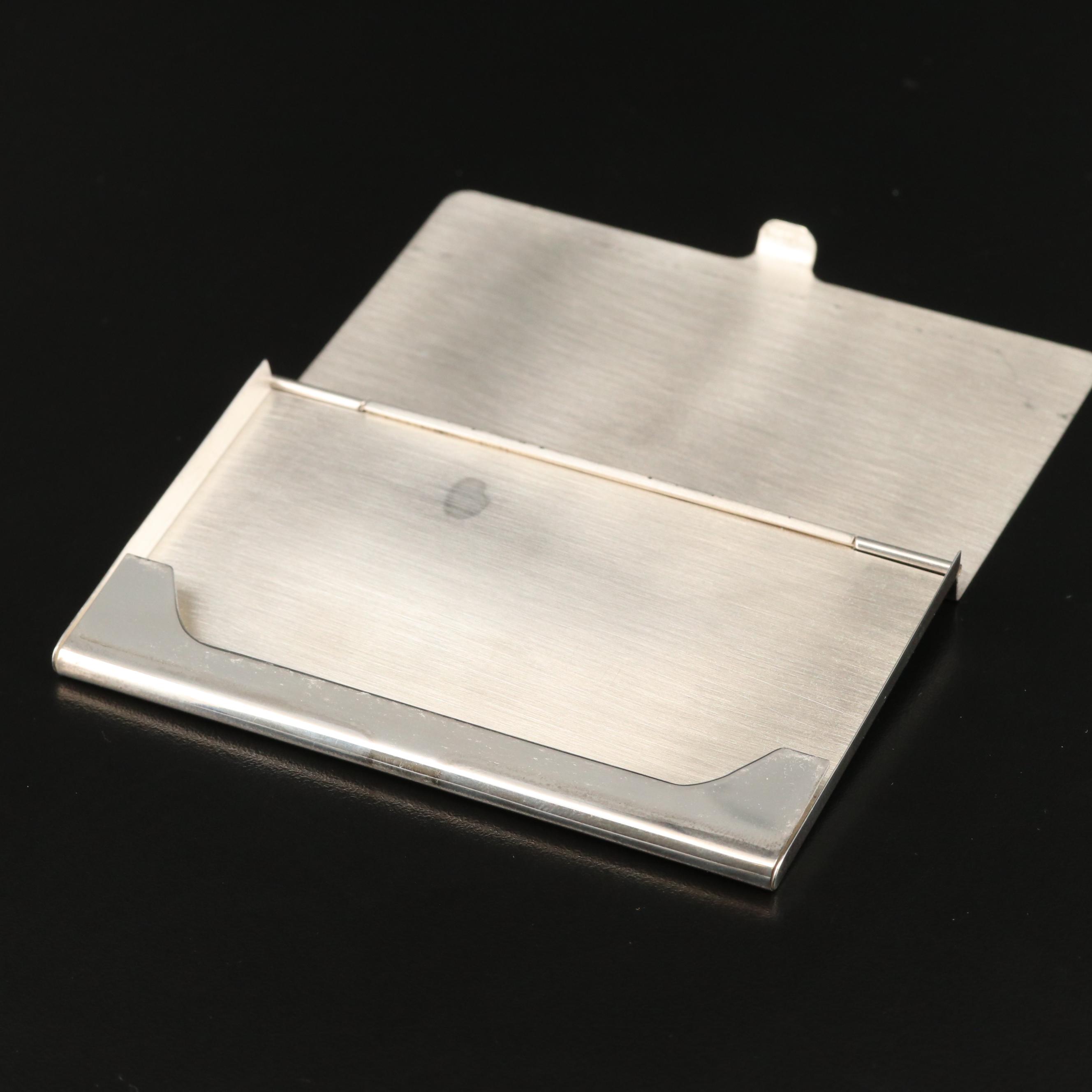 Tiffany & Co. "1837 Collection" Sterling Silver Business Card Holder
