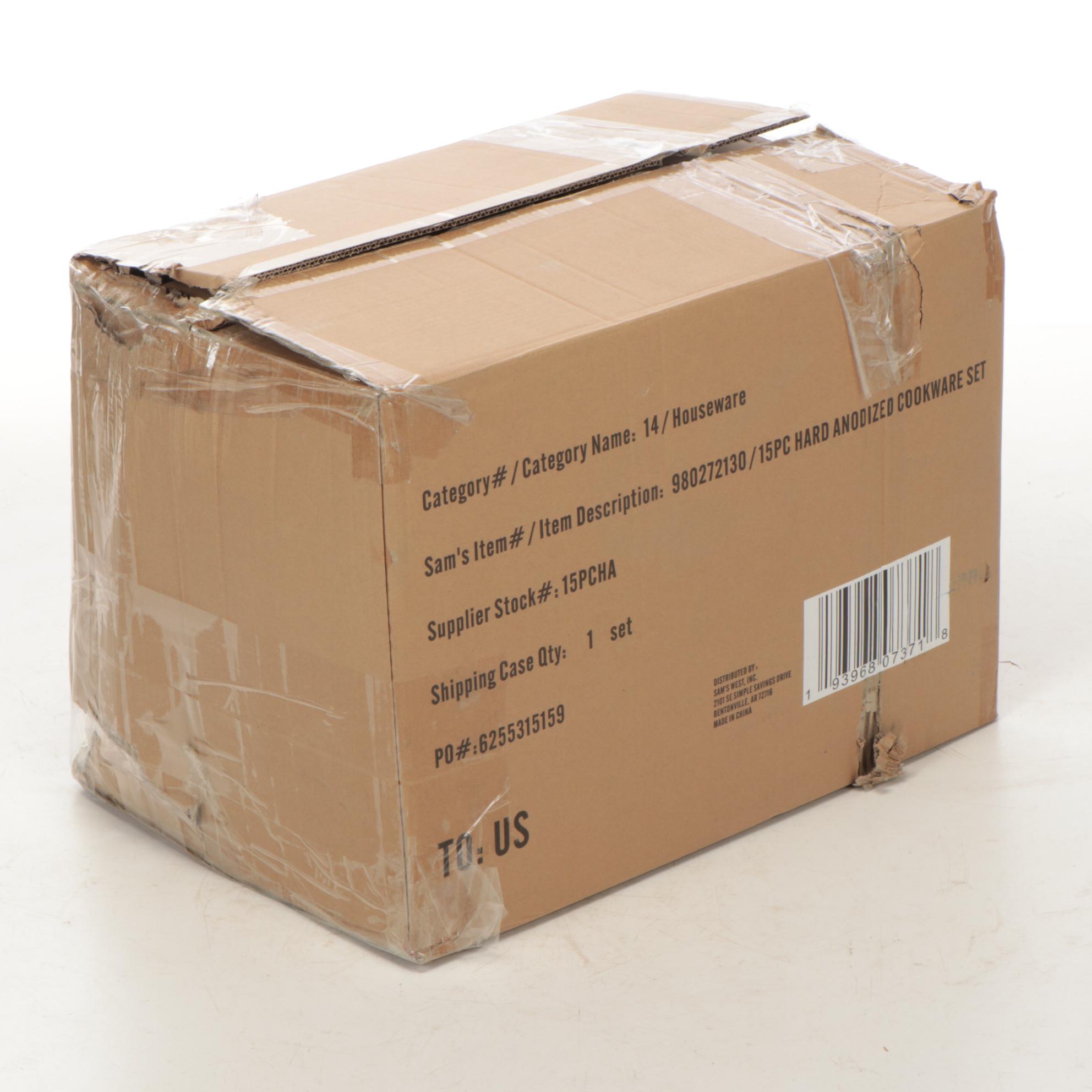 Member's Mark 15-Piece Hard Anodized Aluminum Cookware Set