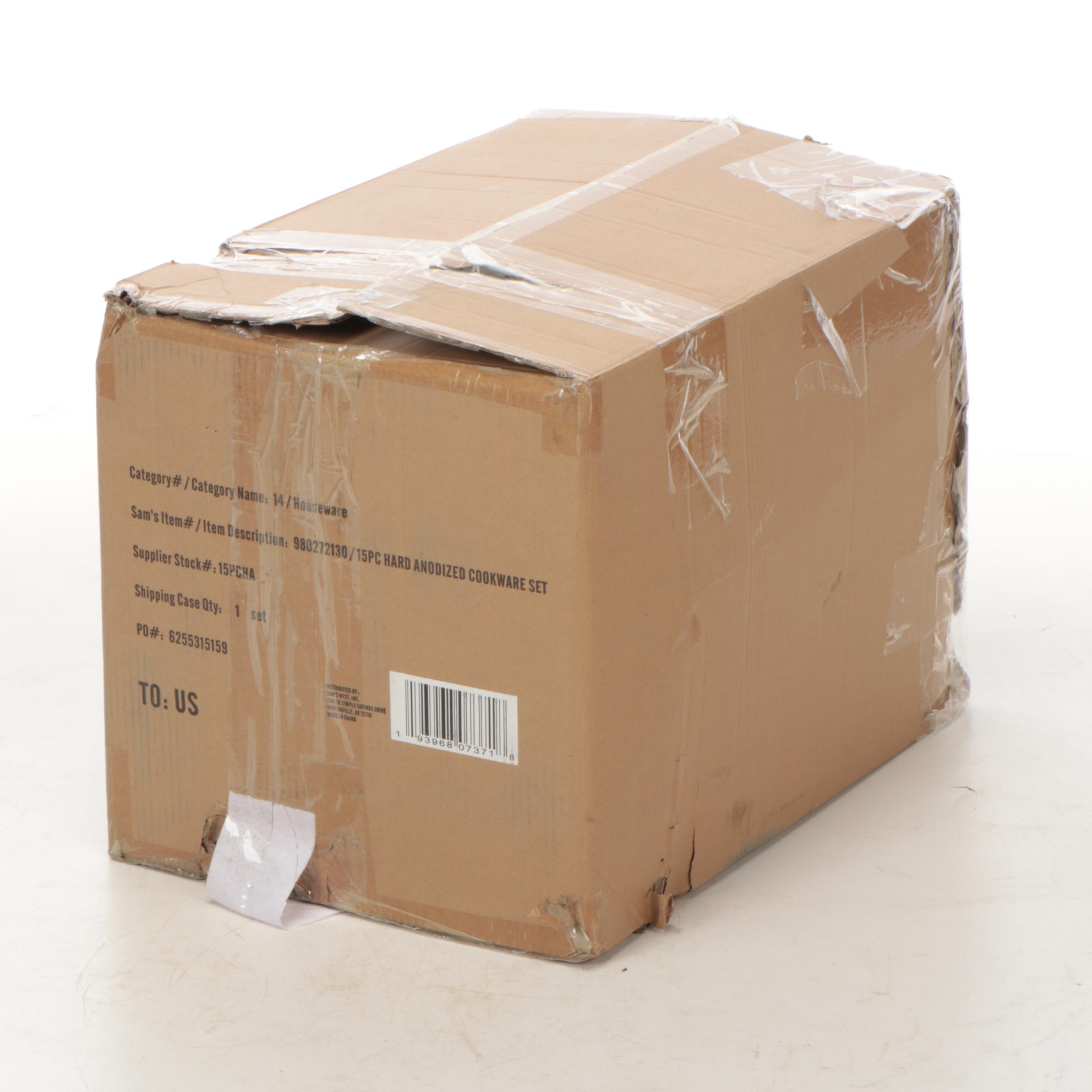 Member's Mark 15-Piece Hard Anodized Aluminum Cookware Set