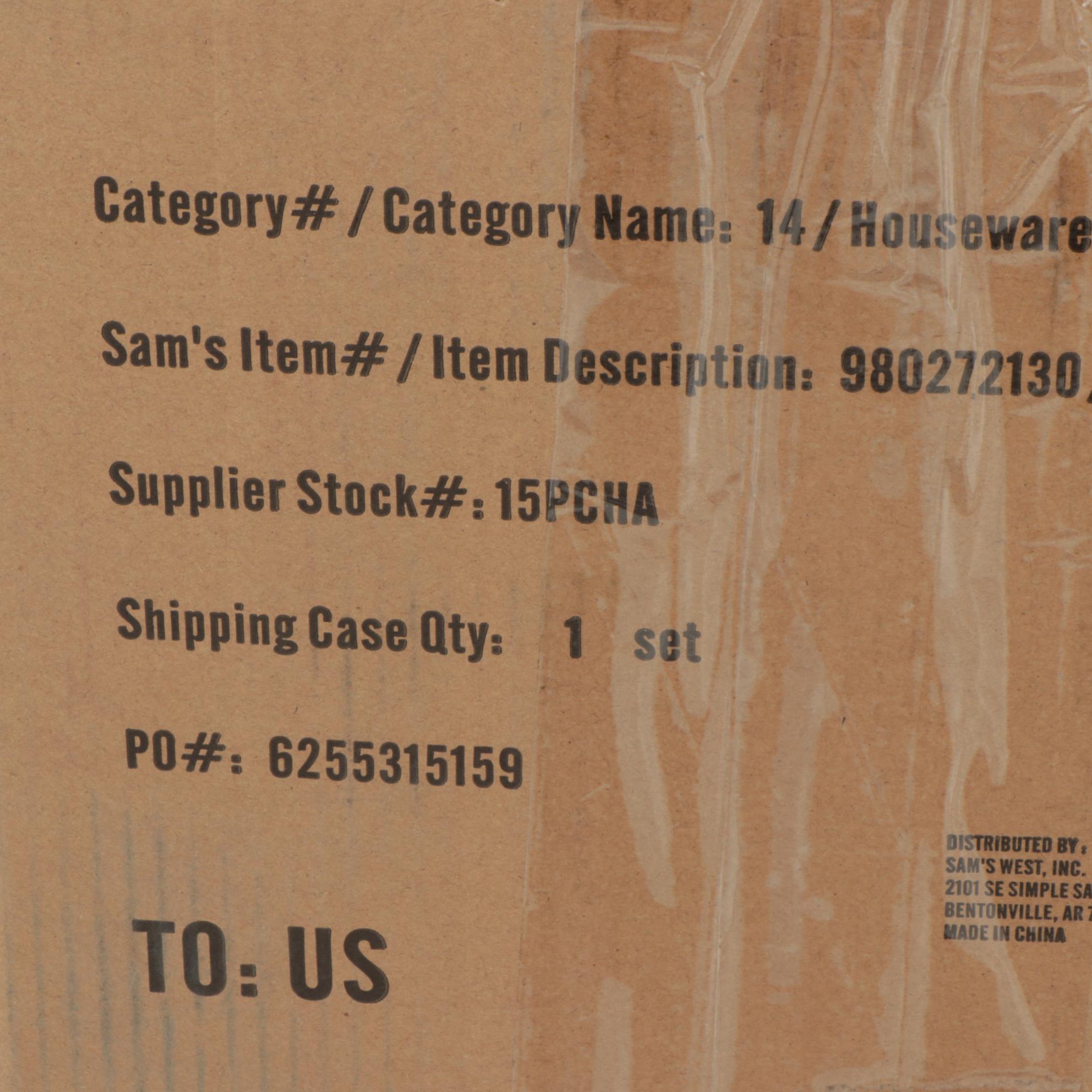 Member's Mark 15-Piece Hard Anodized Aluminum Cookware Set