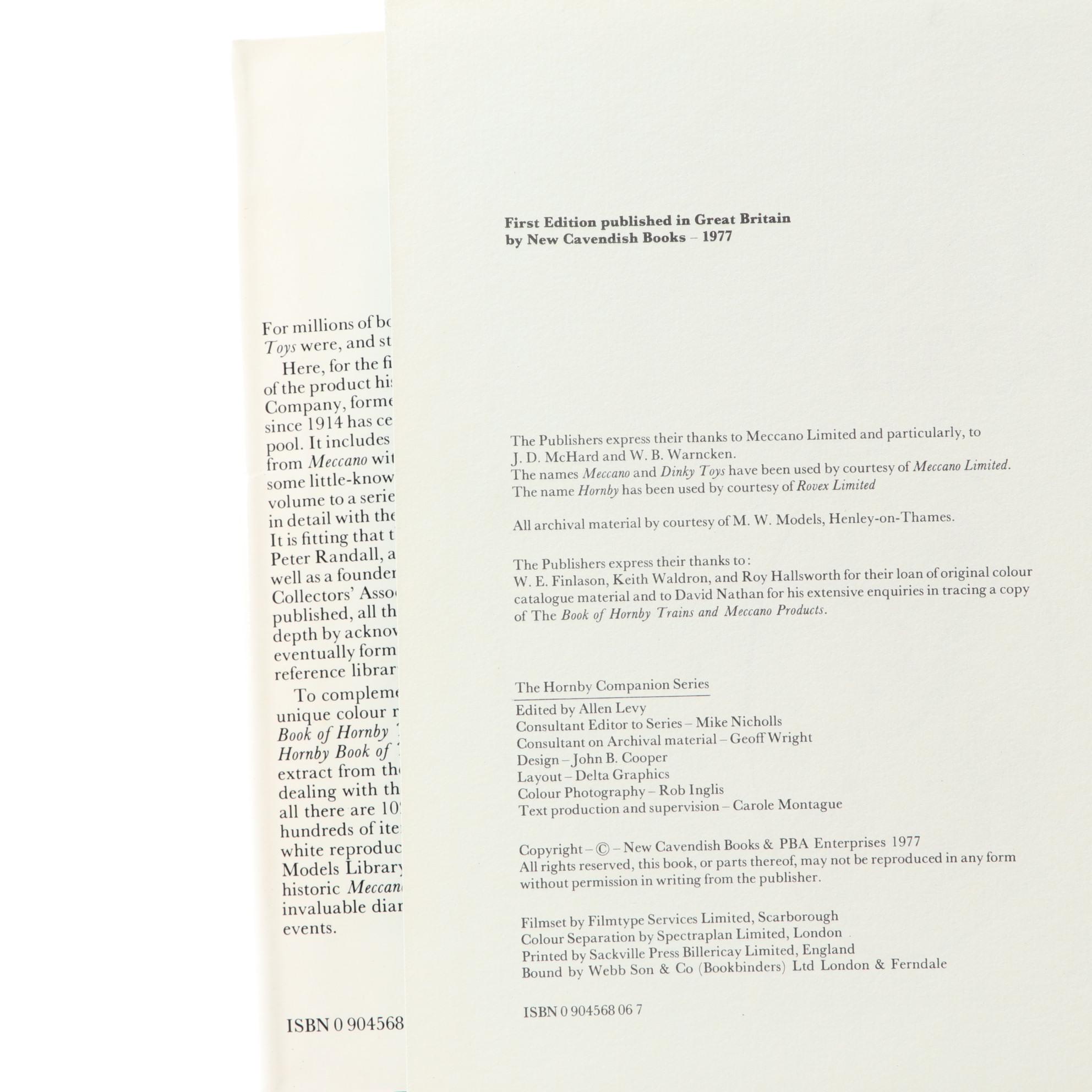 "The Hornby Companion Series" Trains, Models, and Miniatures Reference Books