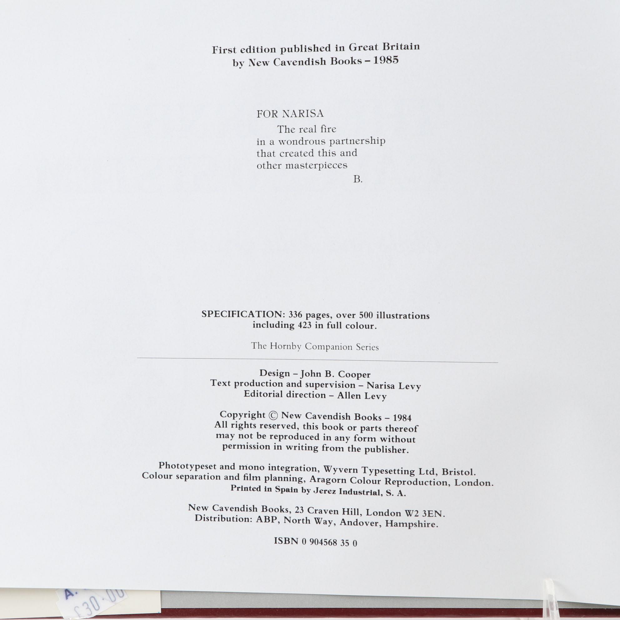 "The Hornby Companion Series" Trains, Models, and Miniatures Reference Books