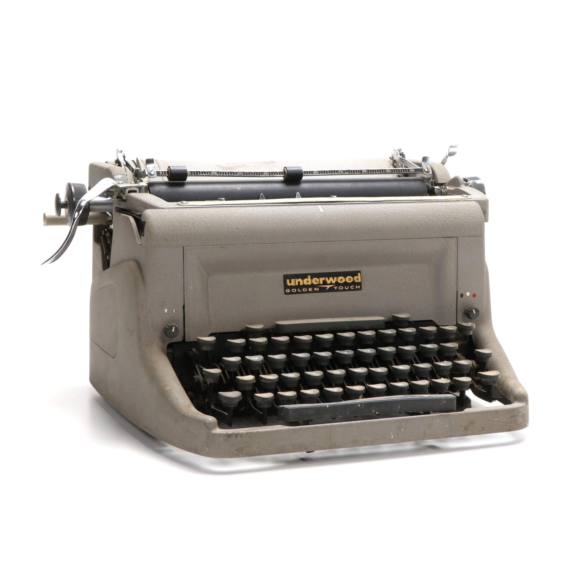 Underwood Golden Touch Typewriter, Vintage
