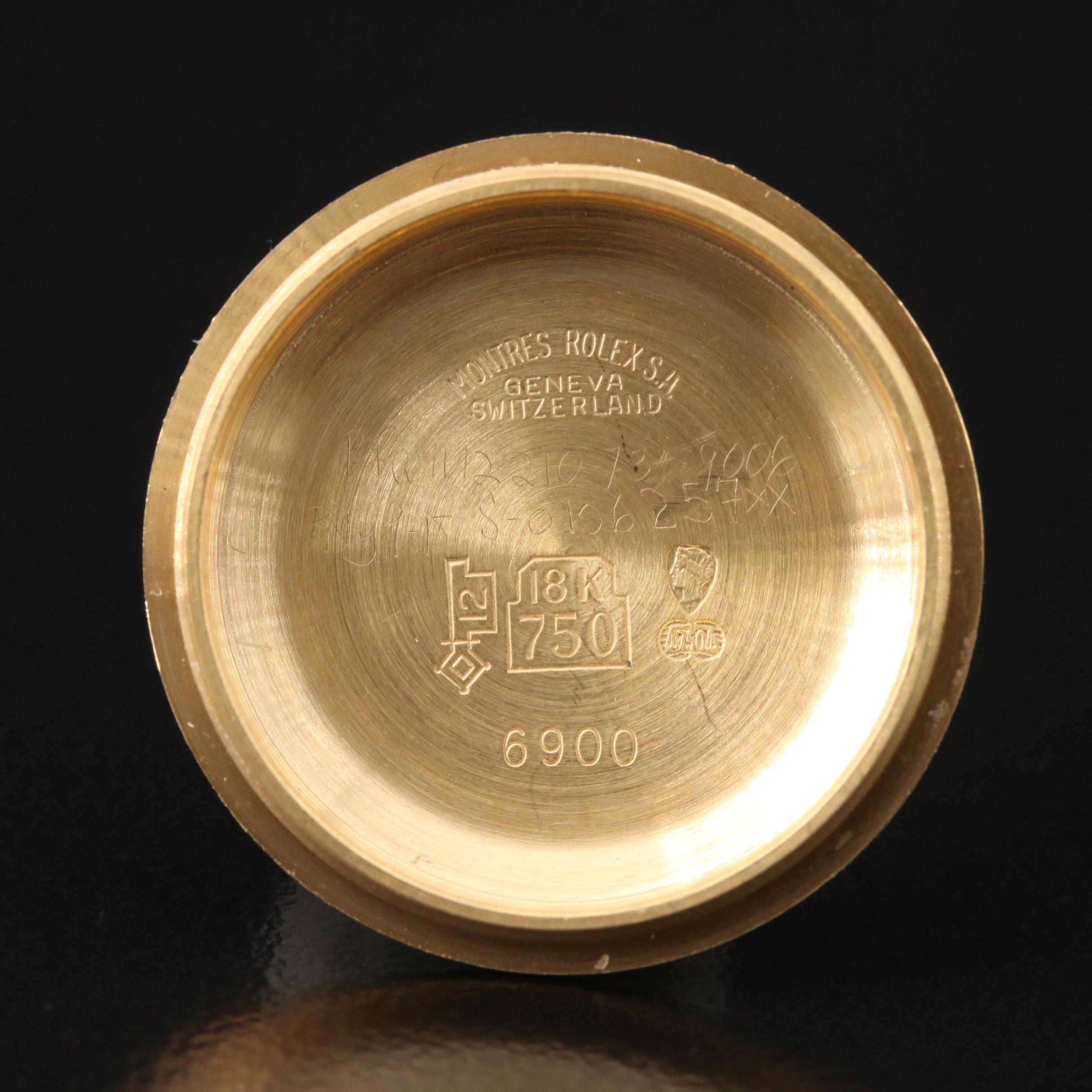 1981 Rolex "Datejust" 18K Yellow Gold Watch