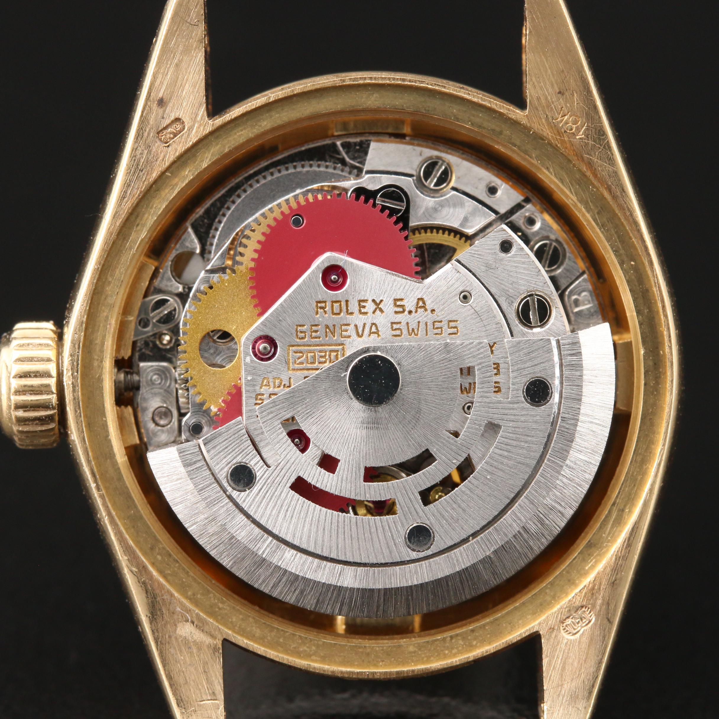 1981 Rolex "Datejust" 18K Yellow Gold Watch