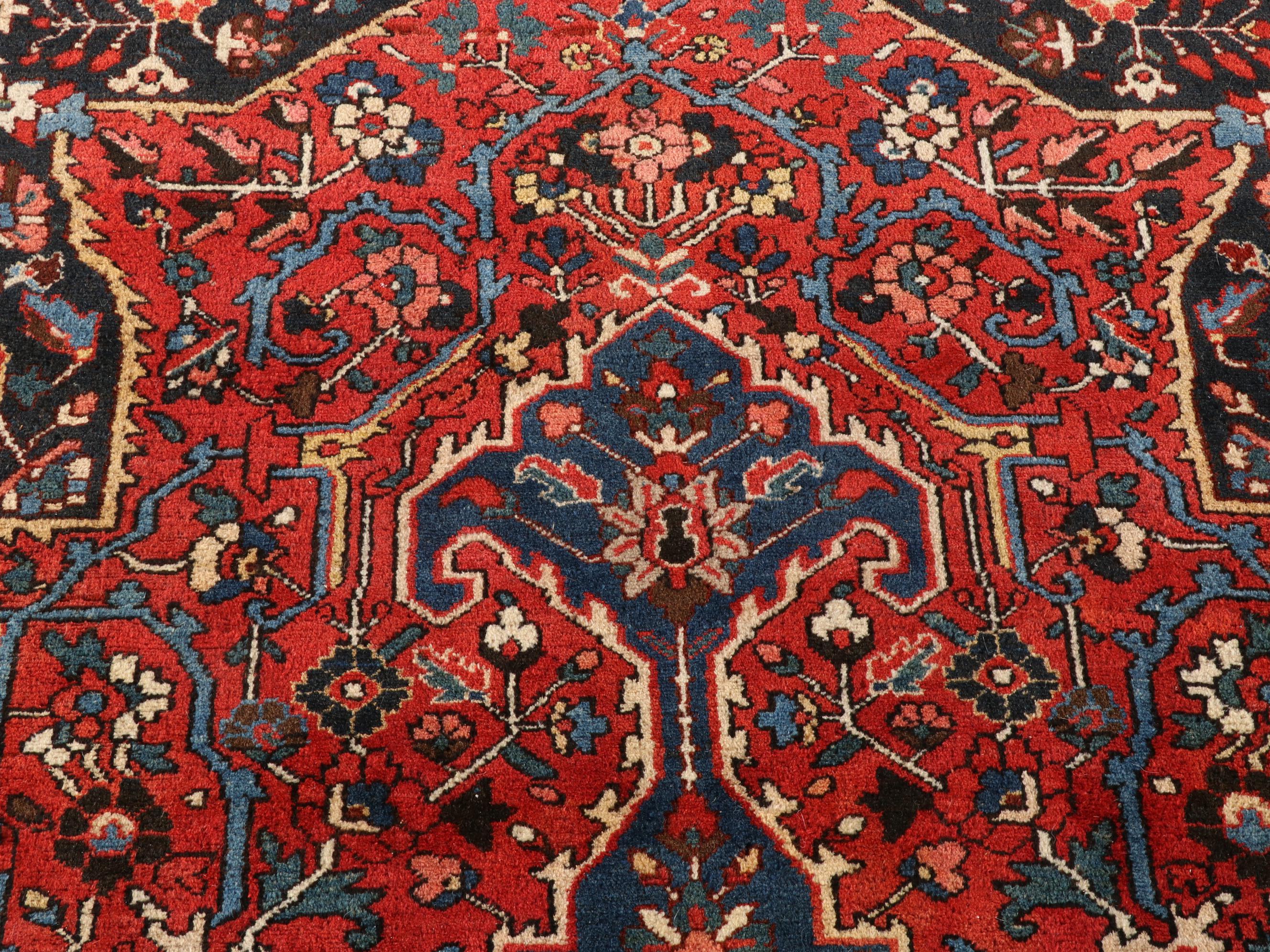 11'8 x 16'8 Hand-Knotted Persian Bakhtiari Shahr Kord Room Sized Rug