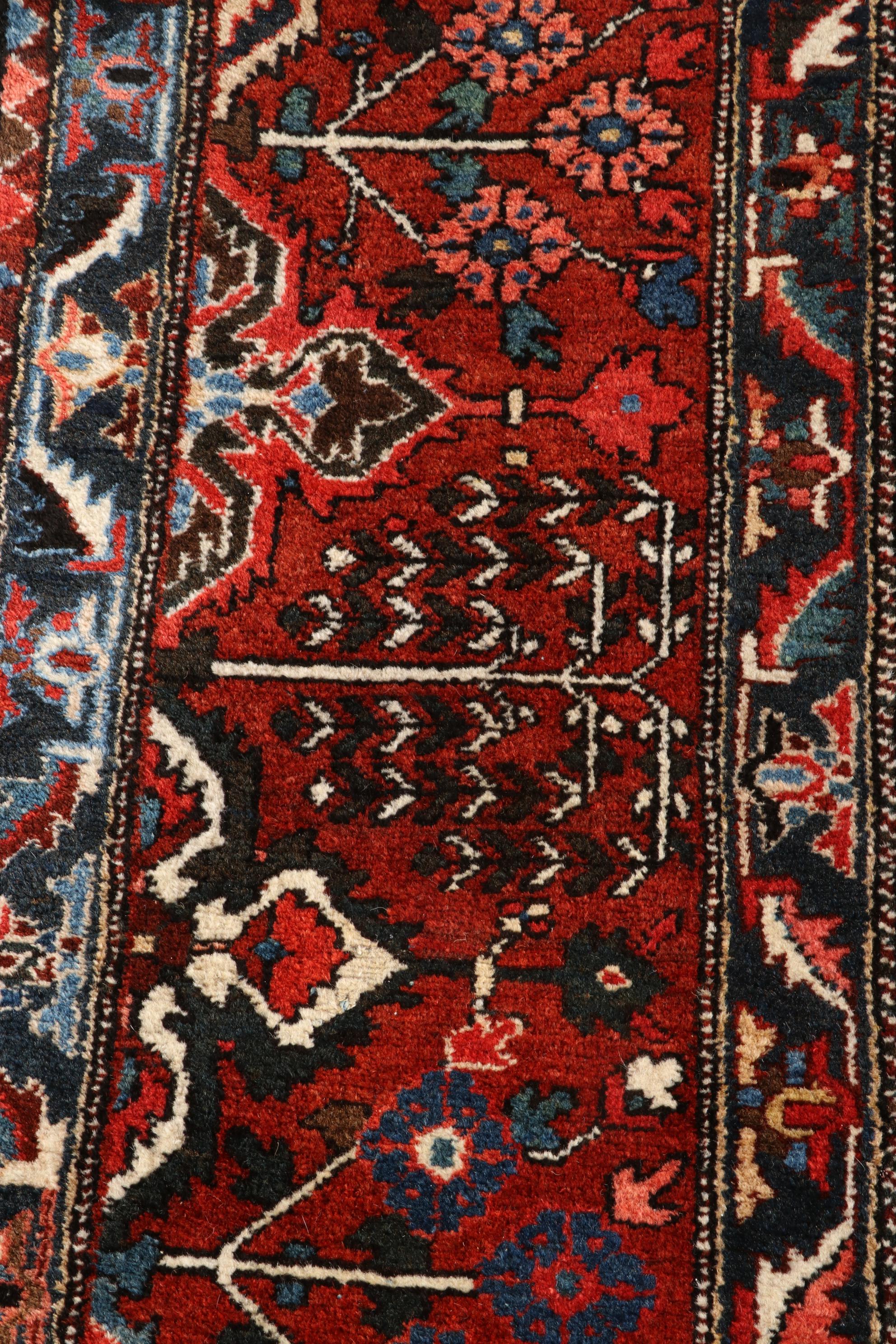 11'8 x 16'8 Hand-Knotted Persian Bakhtiari Shahr Kord Room Sized Rug