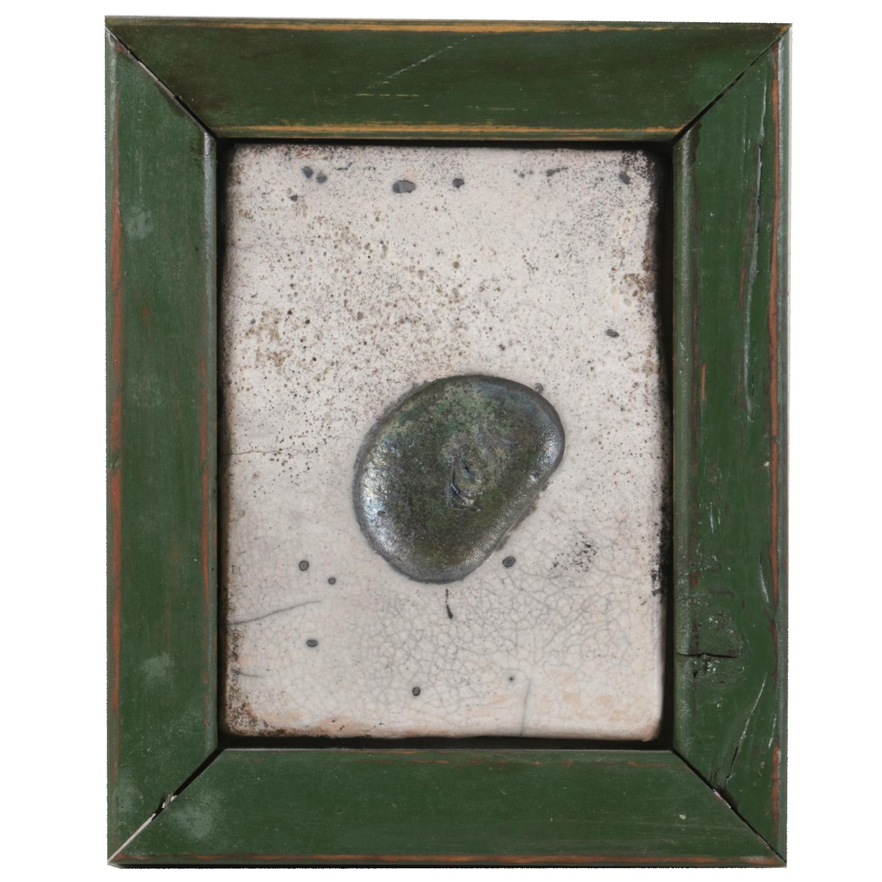 Jonathan Mess Ceramic Sculptural Tile, 1998