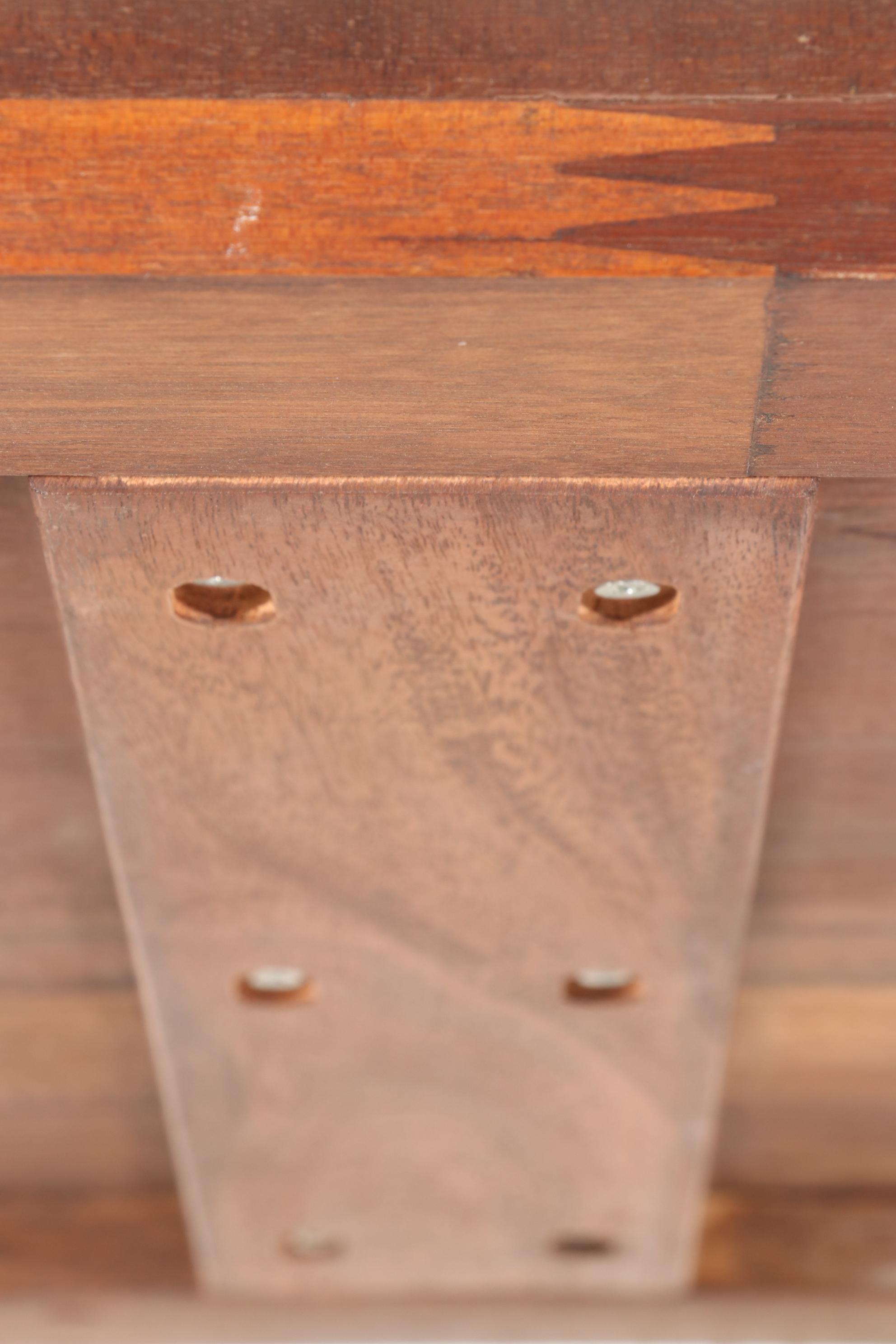West Elm Steel and Wood Coffee Table