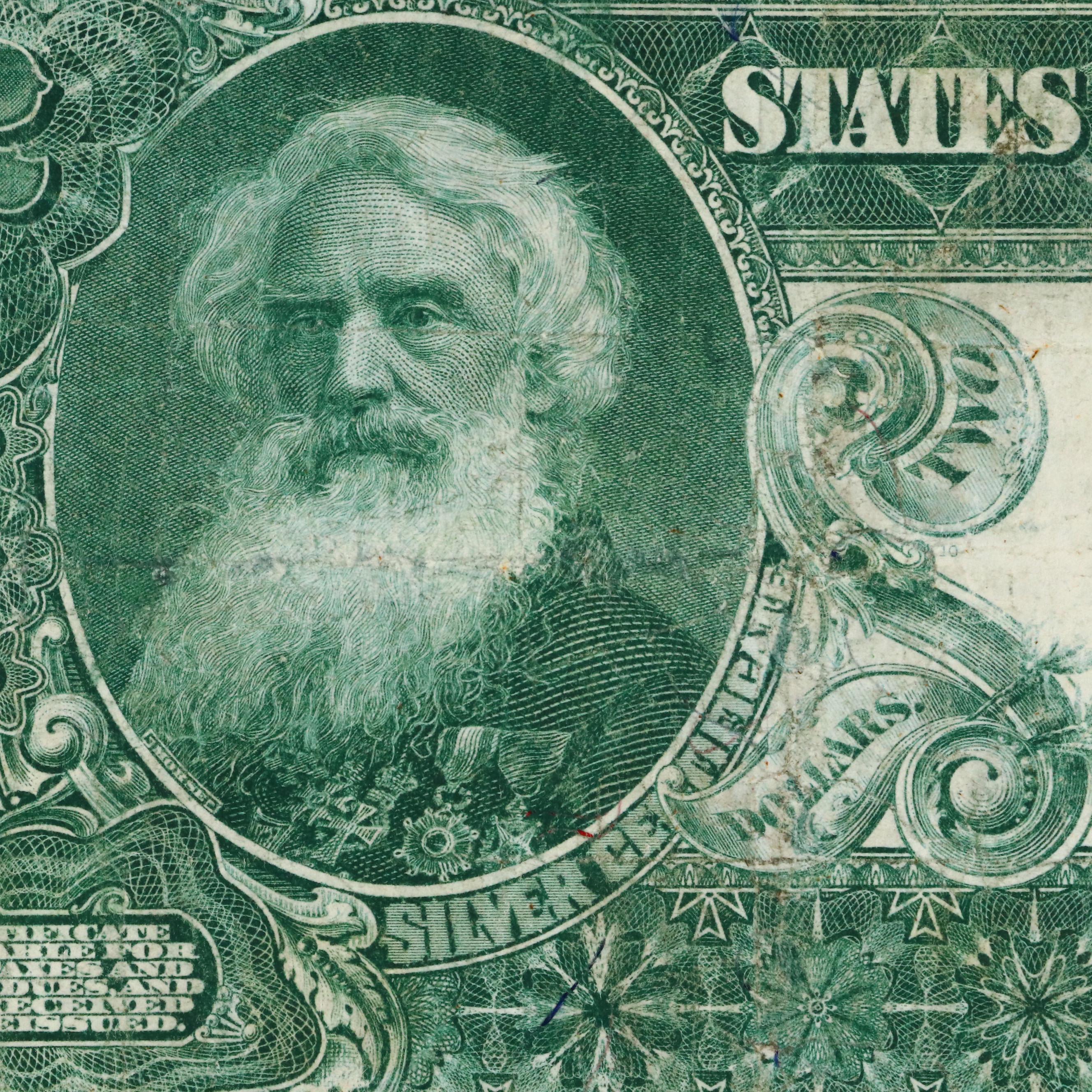 Large Format 1896 "Educational Series" $2 Silver Certificate